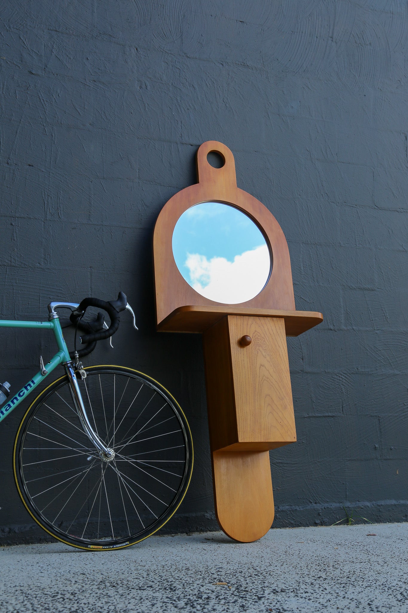 Italian Mid - Century Tempus Mirror Cabinet by Ettore Sottsass for Poltronova, 1960s - Lumini Collections