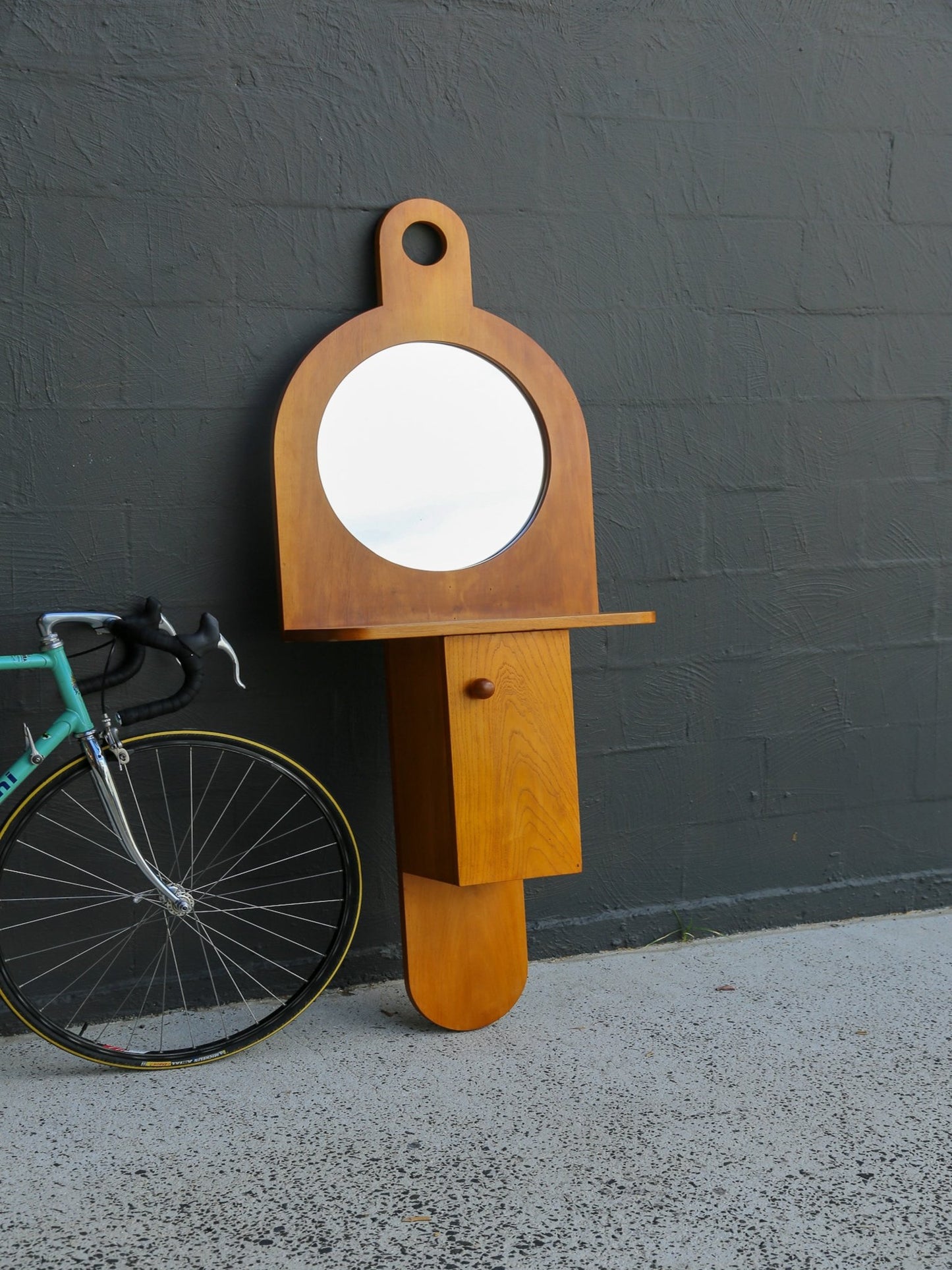 Italian Mid - Century Tempus Mirror Cabinet by Ettore Sottsass for Poltronova, 1960s - Lumini Collections