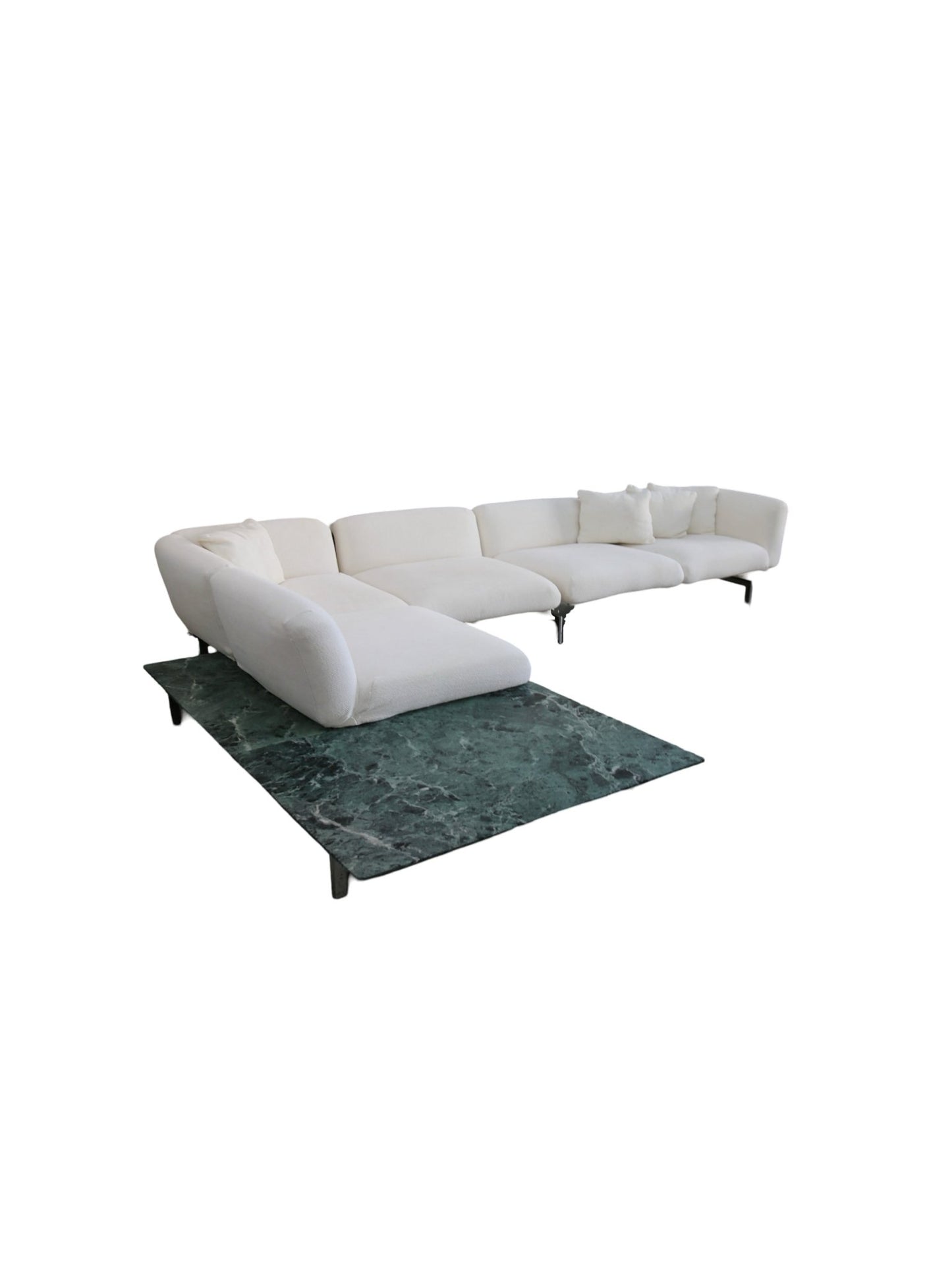 Italian Modular Sofa by Piero Lissoni for Knoll Avio System with Marble Base - Lumini Collections