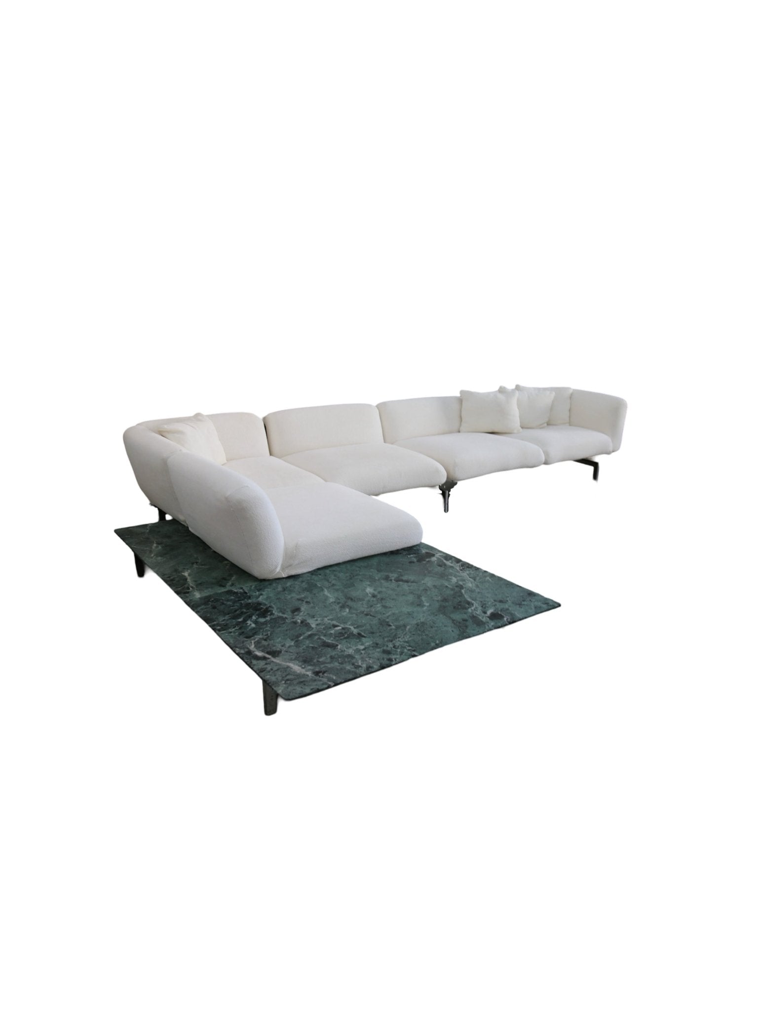 Italian Modular Sofa by Piero Lissoni for Knoll Avio System with Marble Base - Lumini Collections