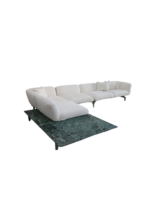 Italian Modular Sofa by Piero Lissoni for Knoll Avio System with Marble Base - Lumini Collections