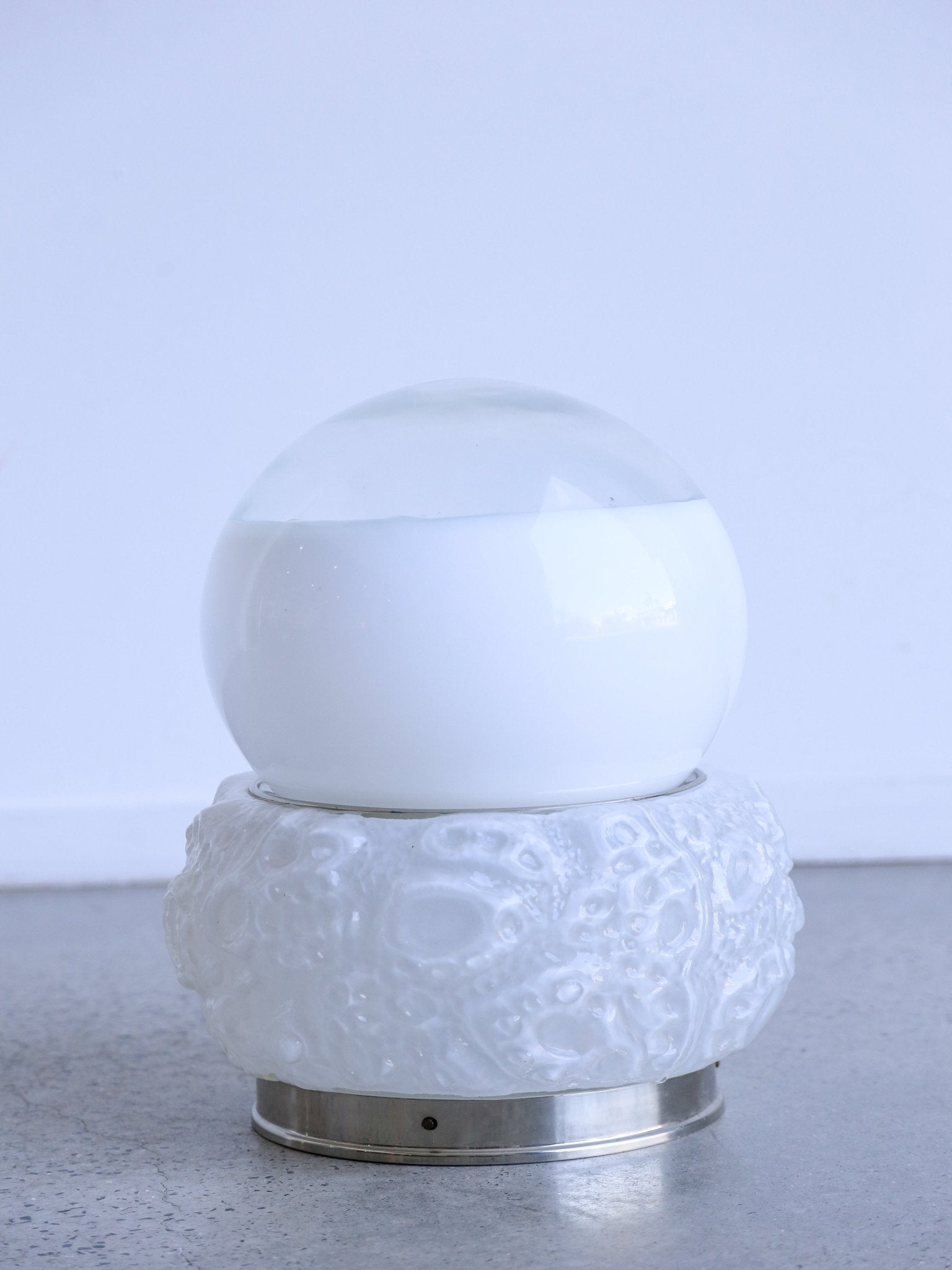 Italian Murano Glass "Osso" Table Lamp by Mazzega, 1970s - Lumini Collections
