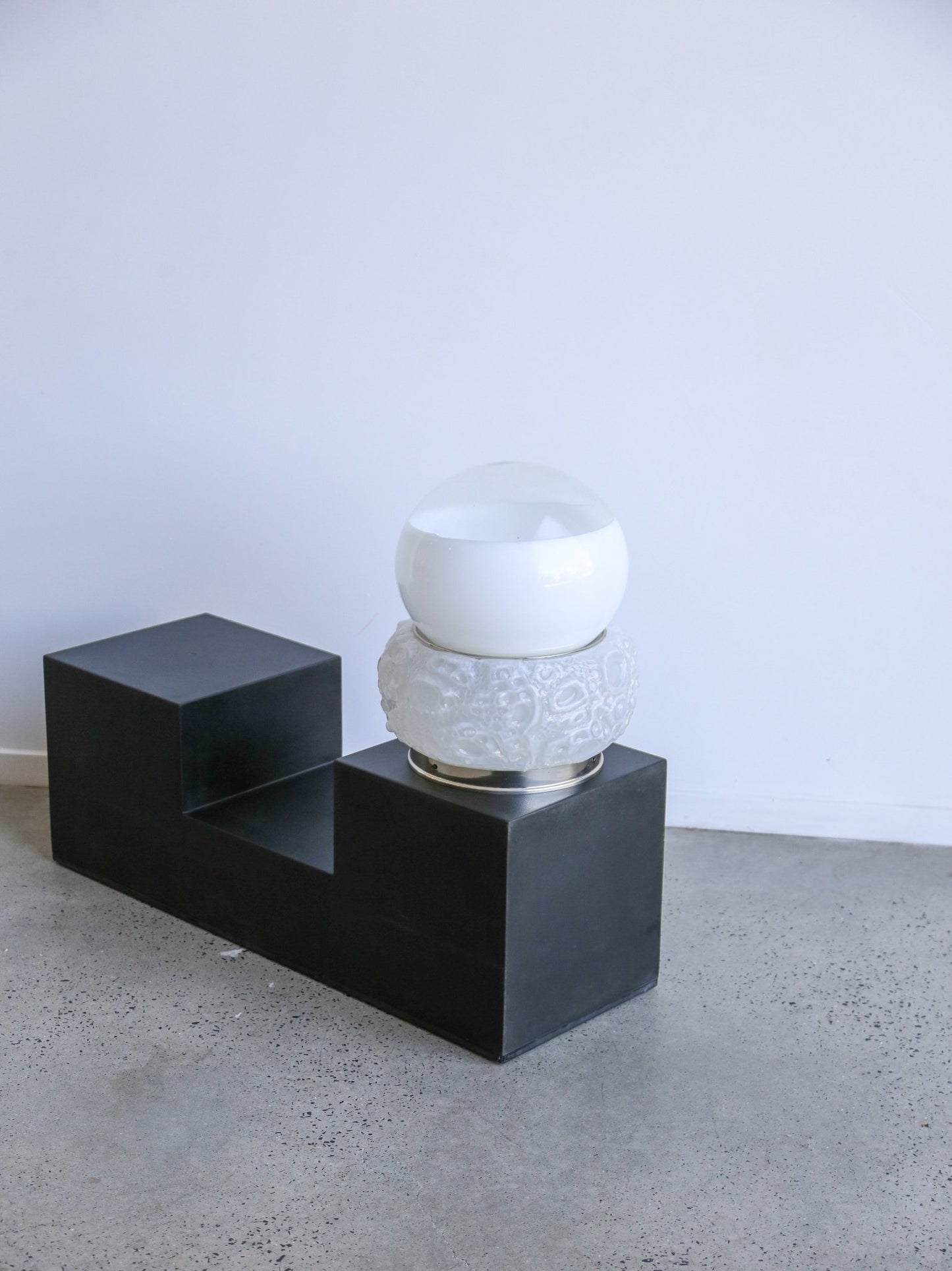 Italian Murano Glass "Osso" Table Lamp by Mazzega, 1970s - Lumini Collections
