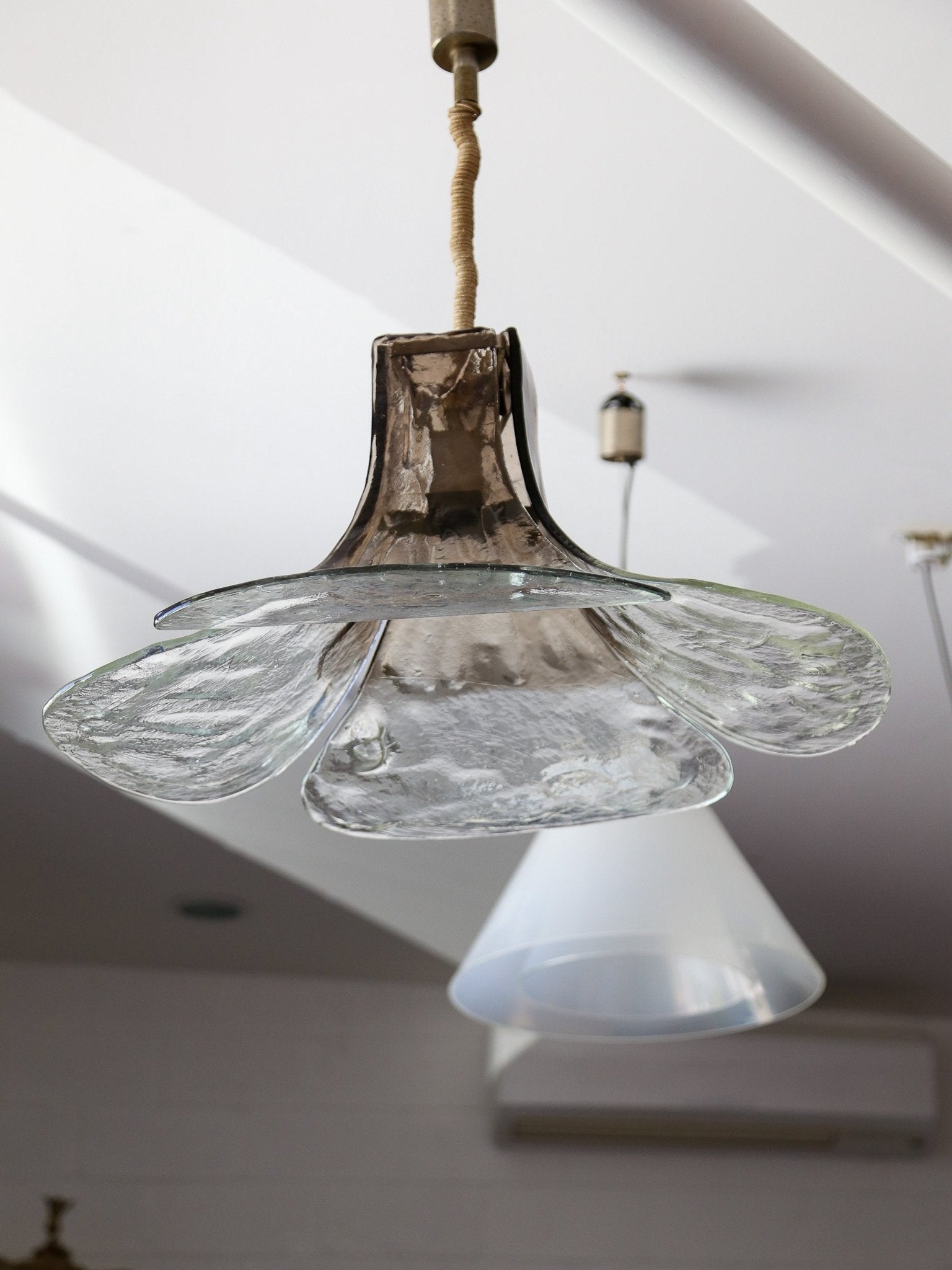 Italian Murano Glass Pendant Light by Carlo Nason for Mazzega - Lumini Collections