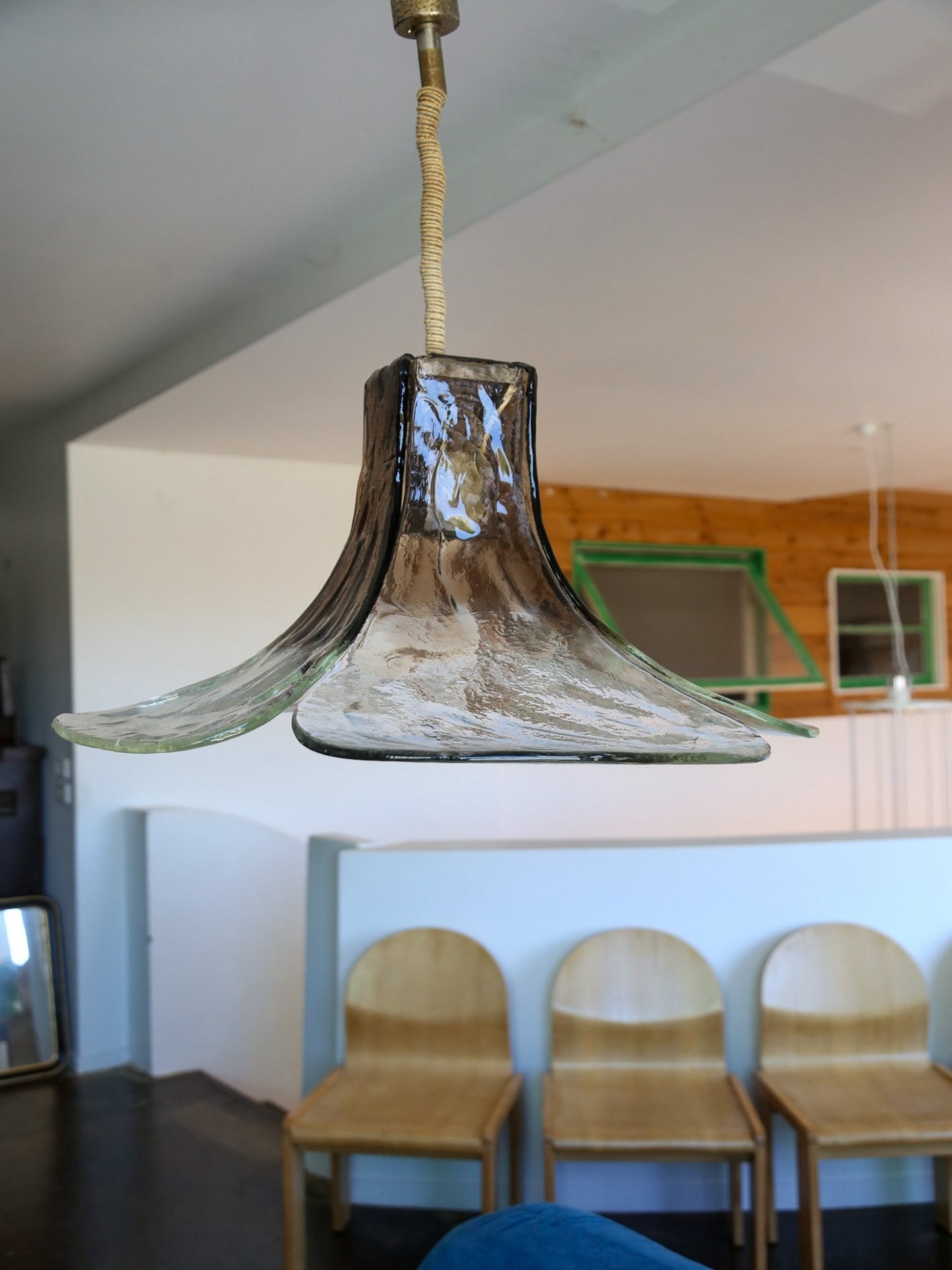 Italian Murano Glass Pendant Light by Carlo Nason for Mazzega - Lumini Collections