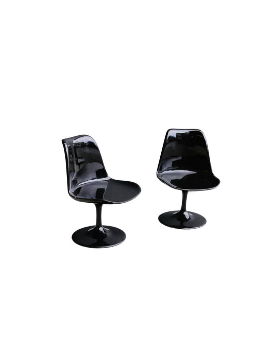 Italian Space Age Set of Two Swivel Chair in Fibreglass - Lumini Collections