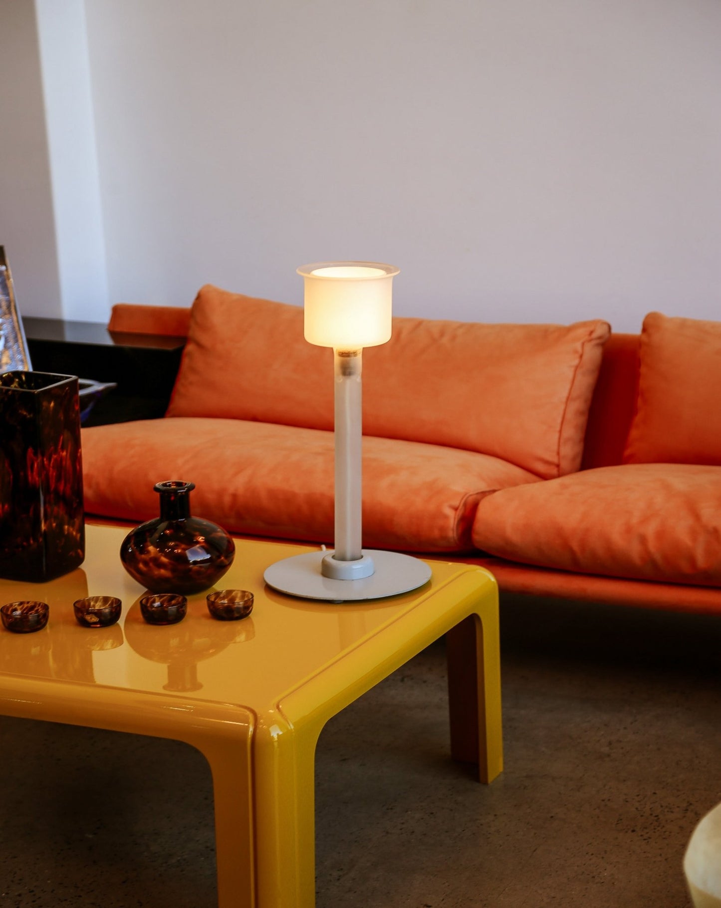 Italian Table Lamp by Piero Castiglioni and Roberto Menghi for Fontana Arte, 1980s - Lumini Collections