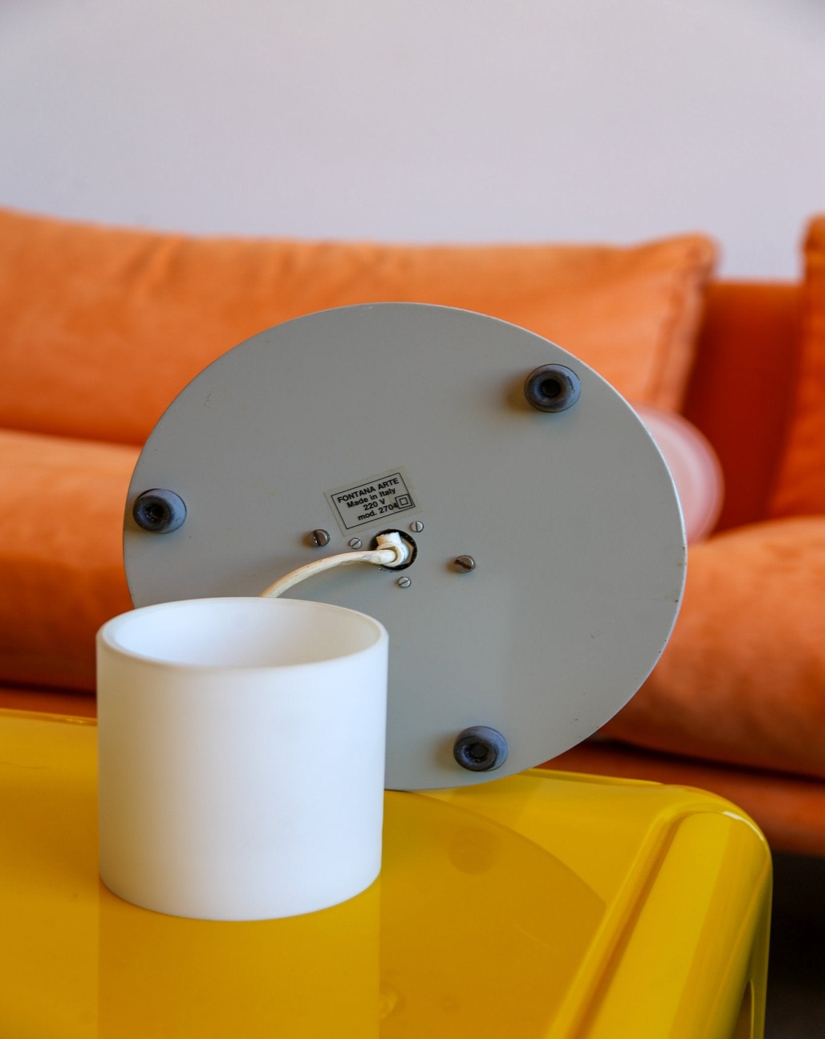 Italian Table Lamp by Piero Castiglioni and Roberto Menghi for Fontana Arte, 1980s - Lumini Collections