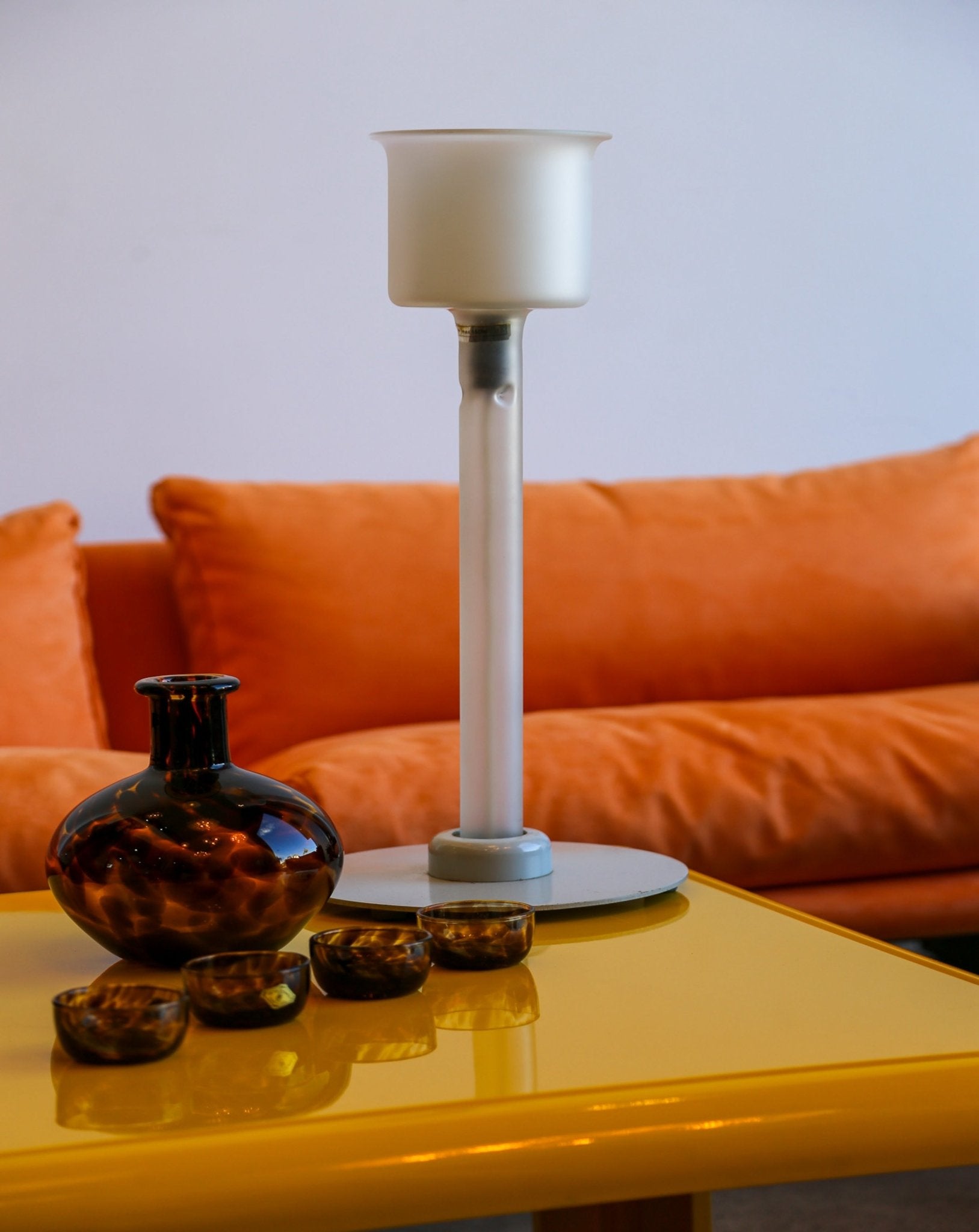 Italian Table Lamp by Piero Castiglioni and Roberto Menghi for Fontana Arte, 1980s - Lumini Collections
