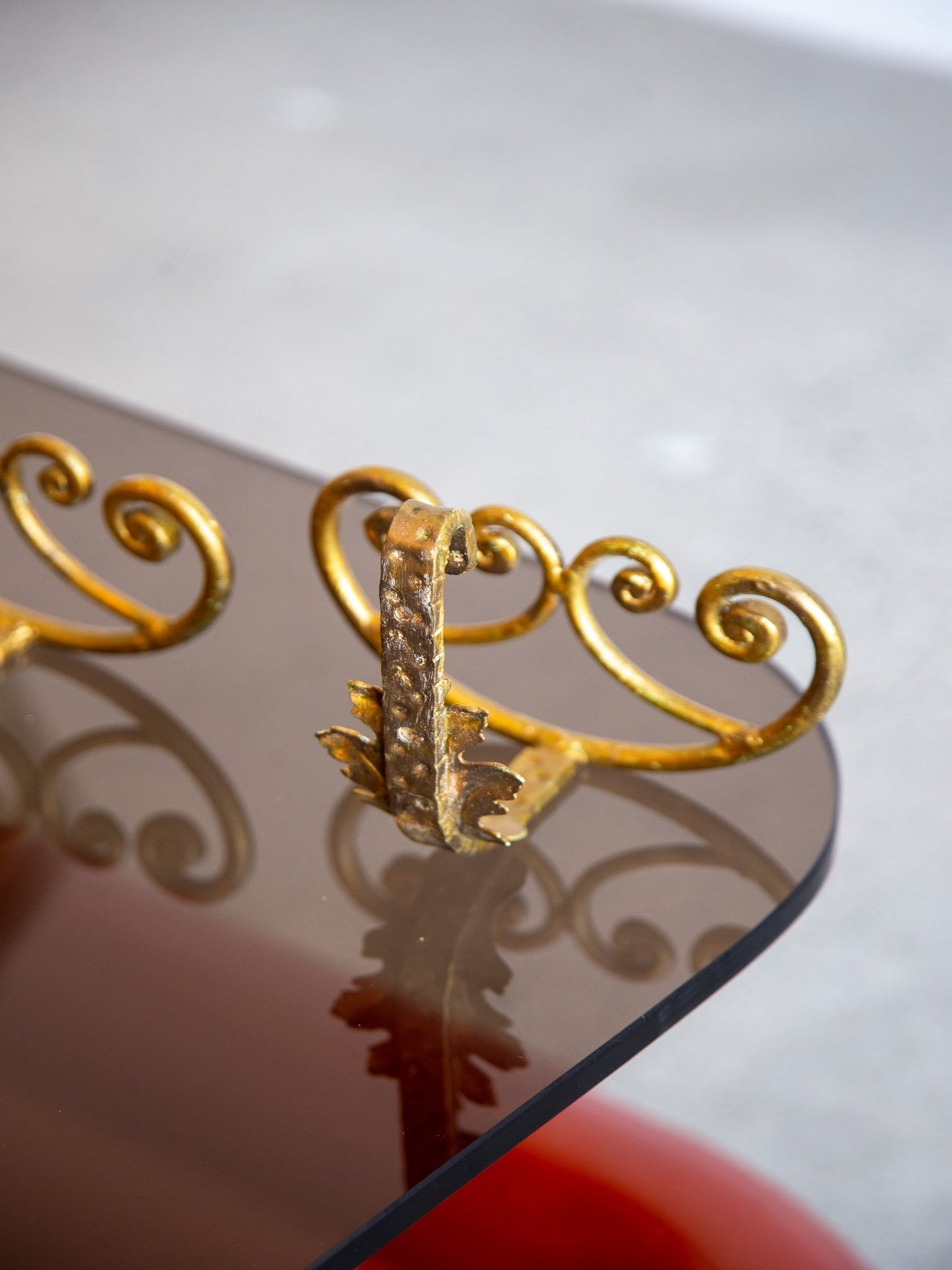 Italian Vintage Gilt Wall Hooks, 1970s - Lumini Collections