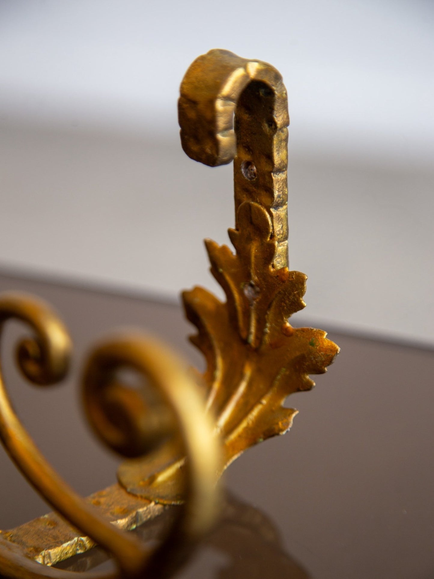 Italian Vintage Gilt Wall Hooks, 1970s - Lumini Collections