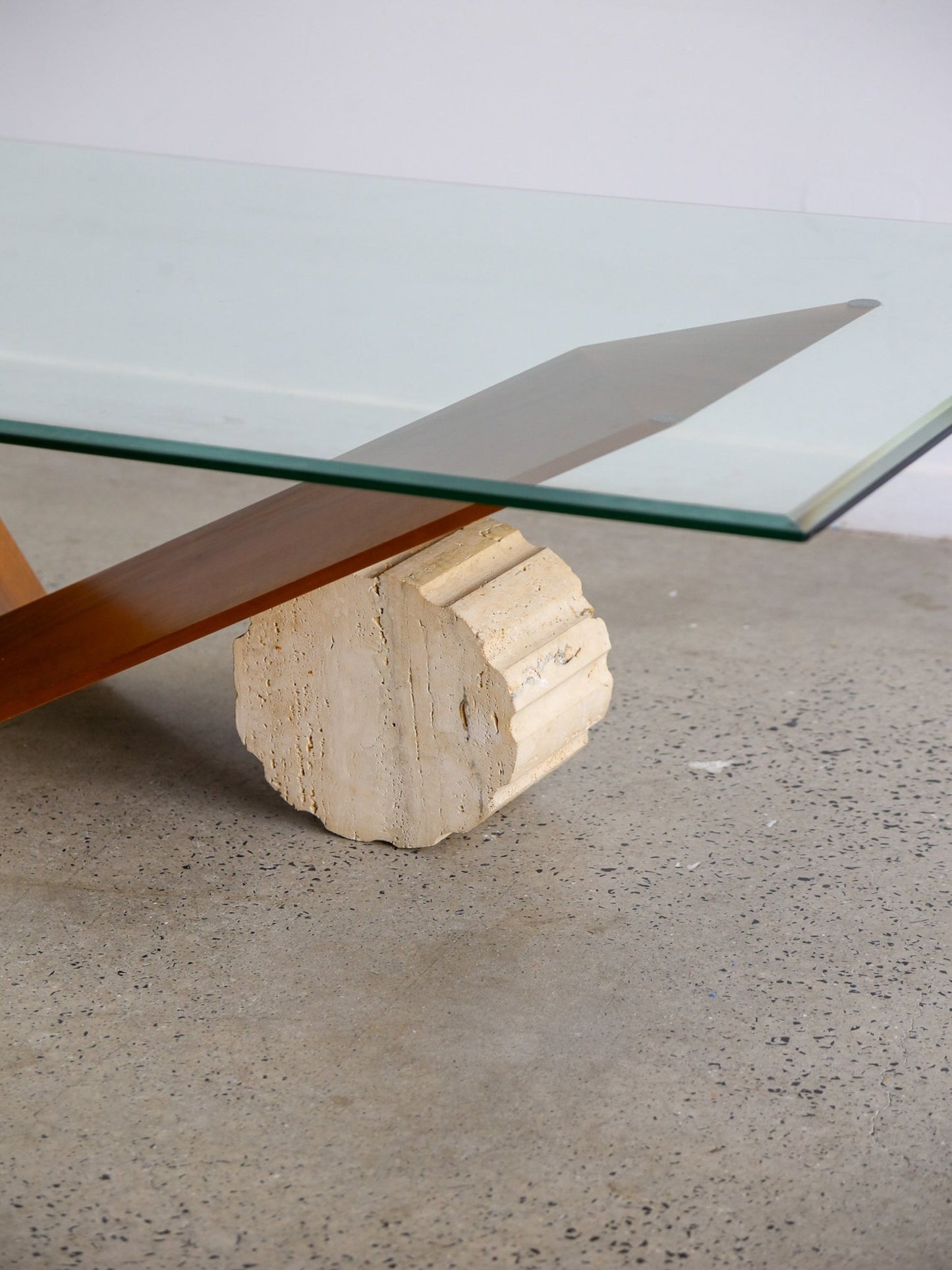 Italian vintage Valentino coffee table by Emanuele Zenere for Cattelan Italia - Lumini Collections