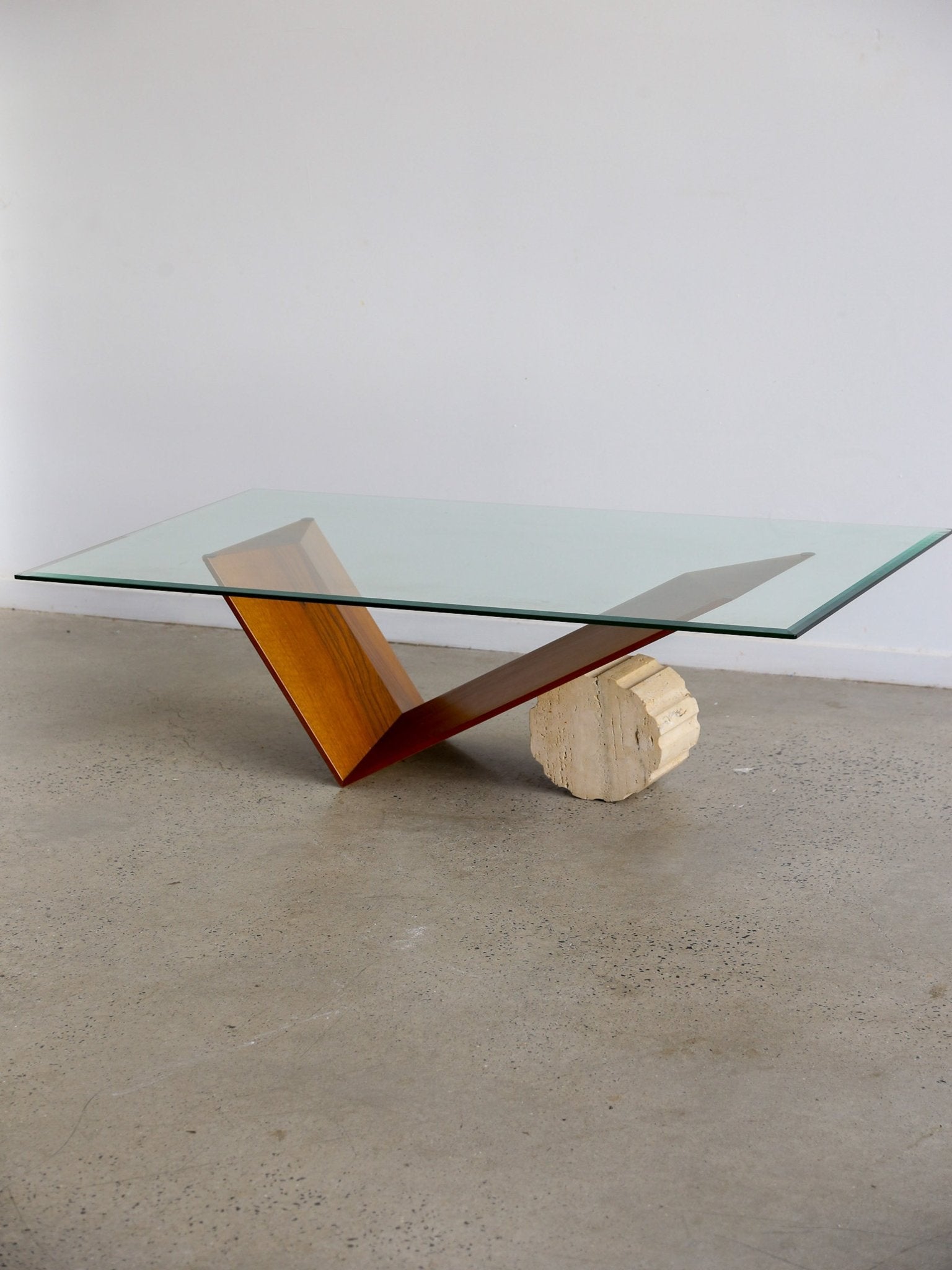 Italian vintage Valentino coffee table by Emanuele Zenere for Cattelan Italia - Lumini Collections