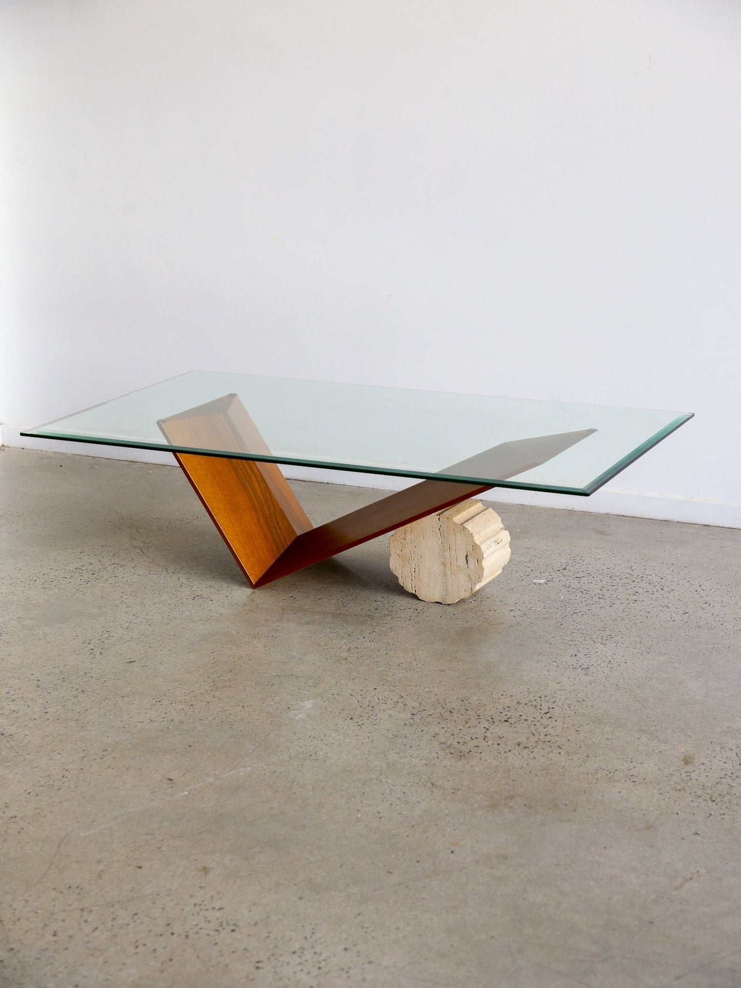 Italian vintage Valentino coffee table by Emanuele Zenere for Cattelan Italia - Lumini Collections