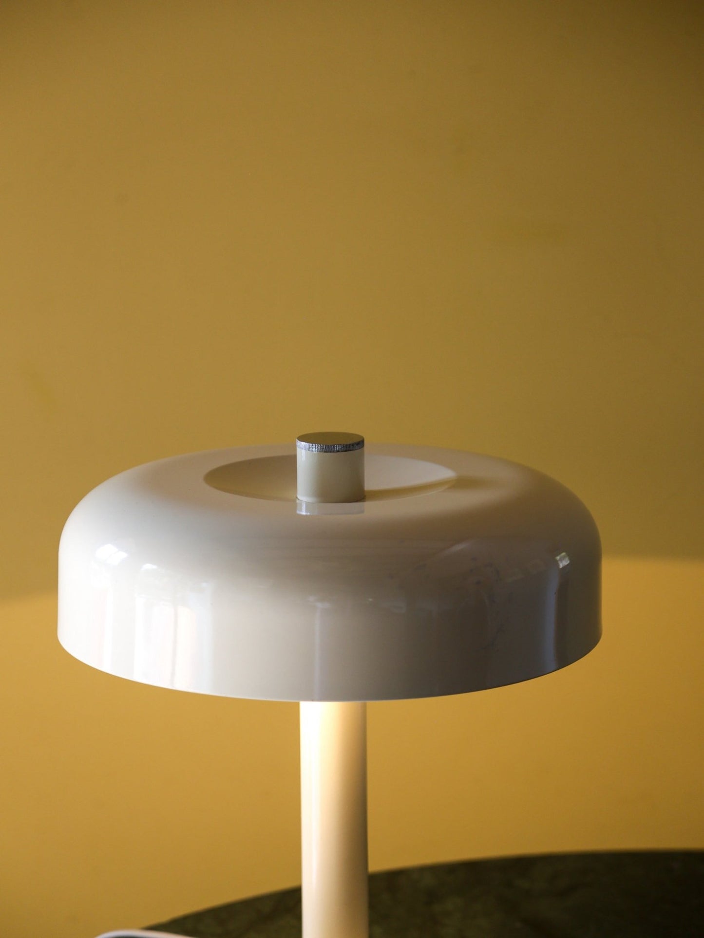 Joseph Hurka White Metal Table Lamp - Lumini Collections