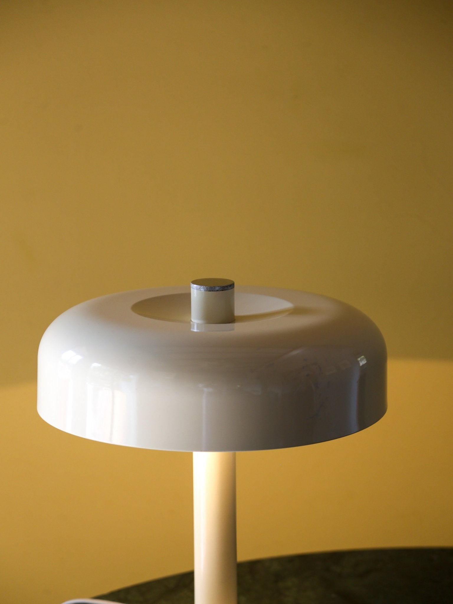 Joseph Hurka White Metal Table Lamp - Lumini Collections