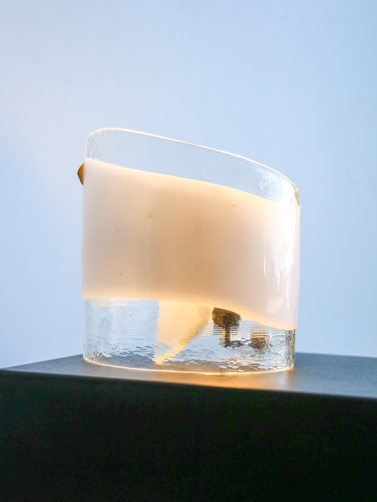 La Murrina White Murano Glass Table Lamp, 1960 - Lumini Collections
