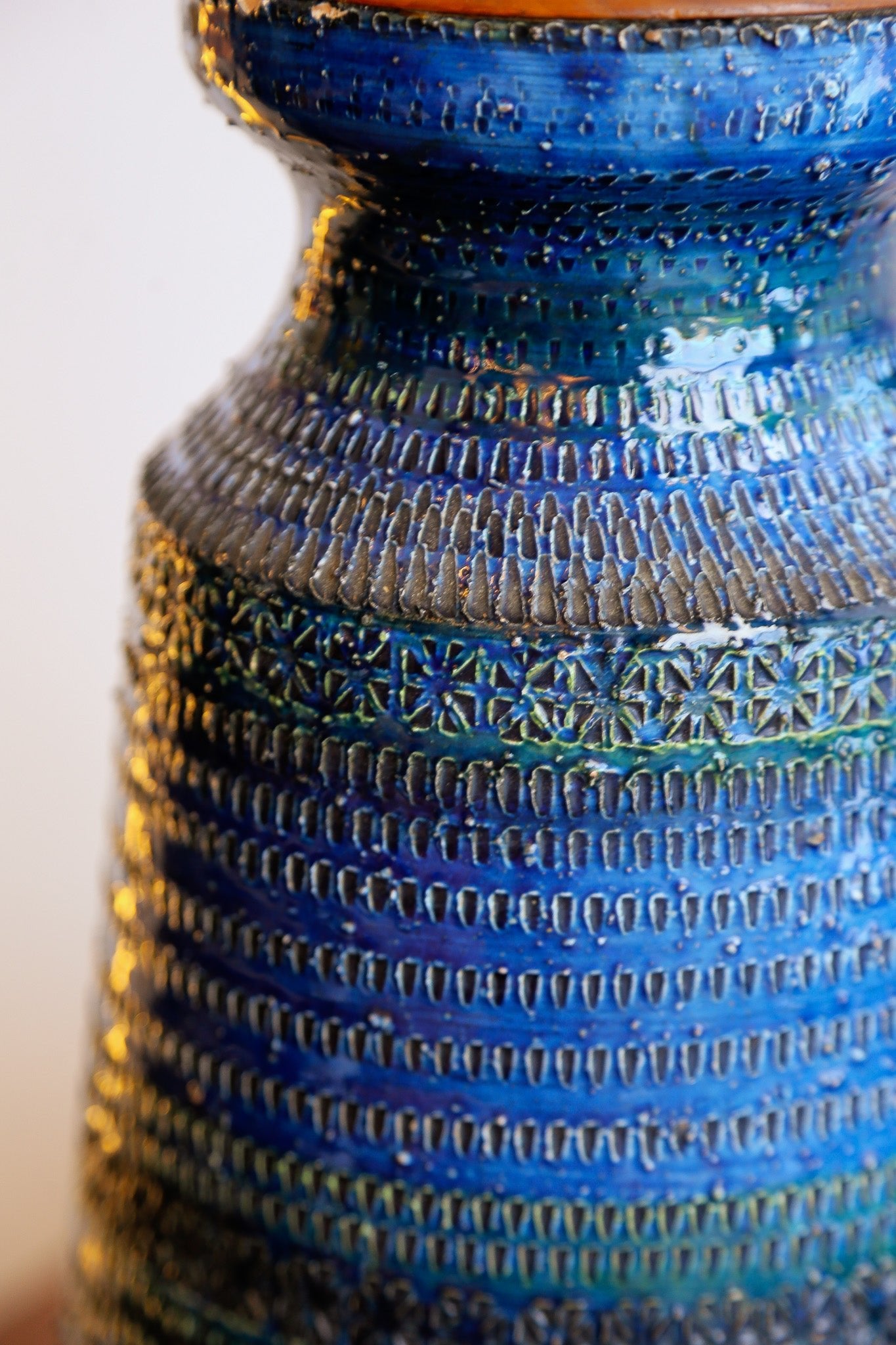 Large Bitossi Ceramic Table Lamp, Italy, 1960s - Lumini Collections
