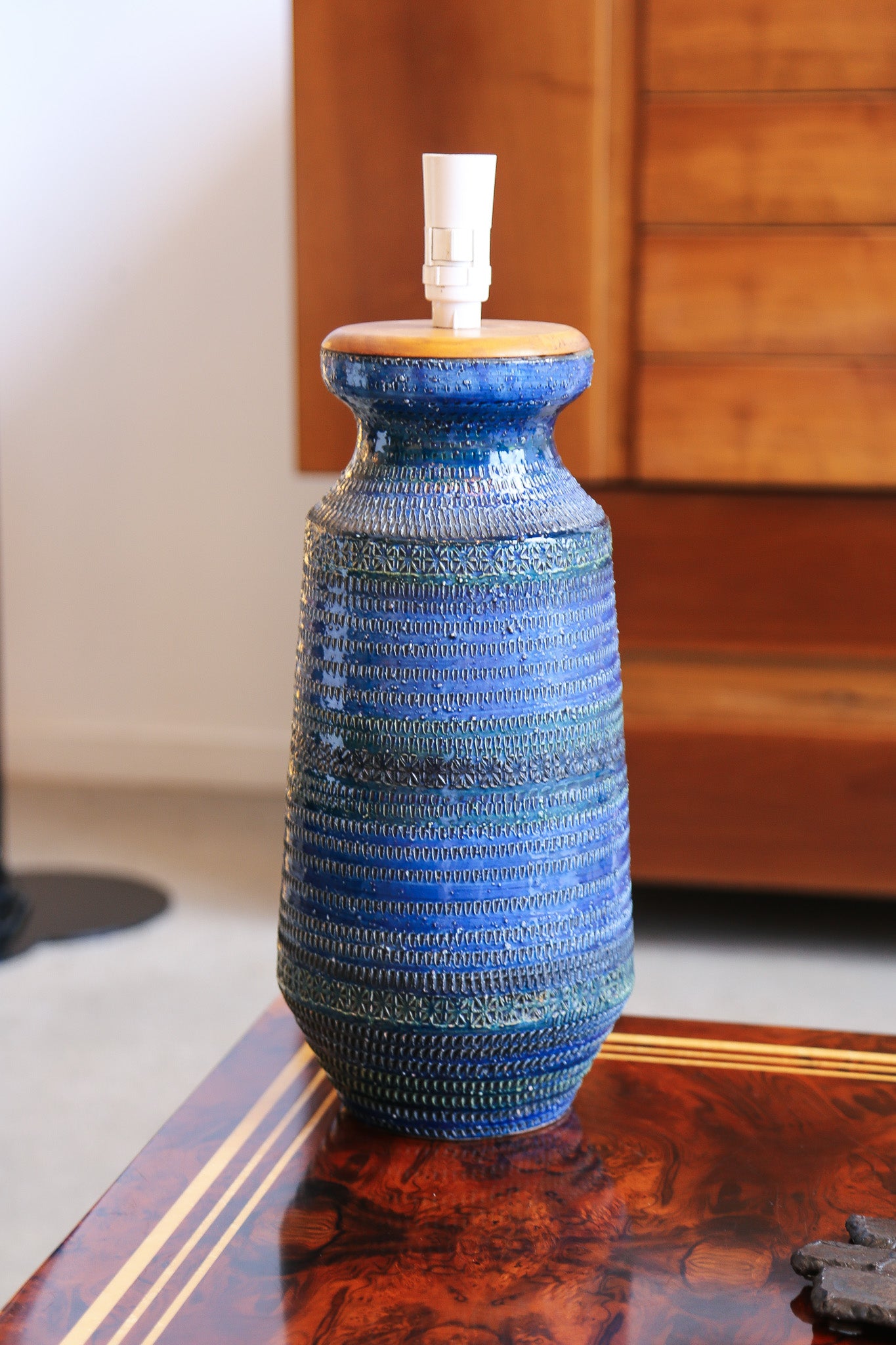 Large Bitossi Ceramic Table Lamp, Italy, 1960s - Lumini Collections