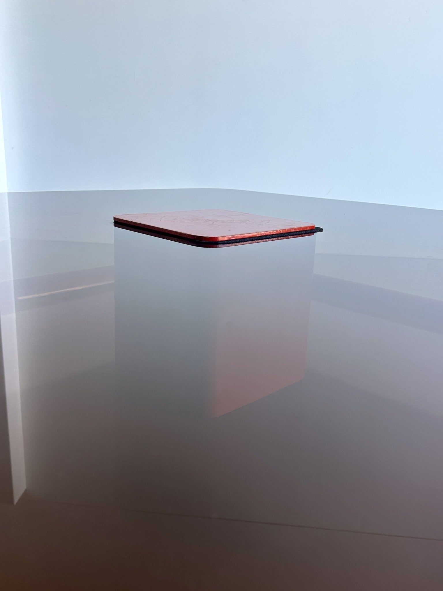 Marzio Cecchi for Studio Most Space Age smoked glass coffee table - Lumini Collections