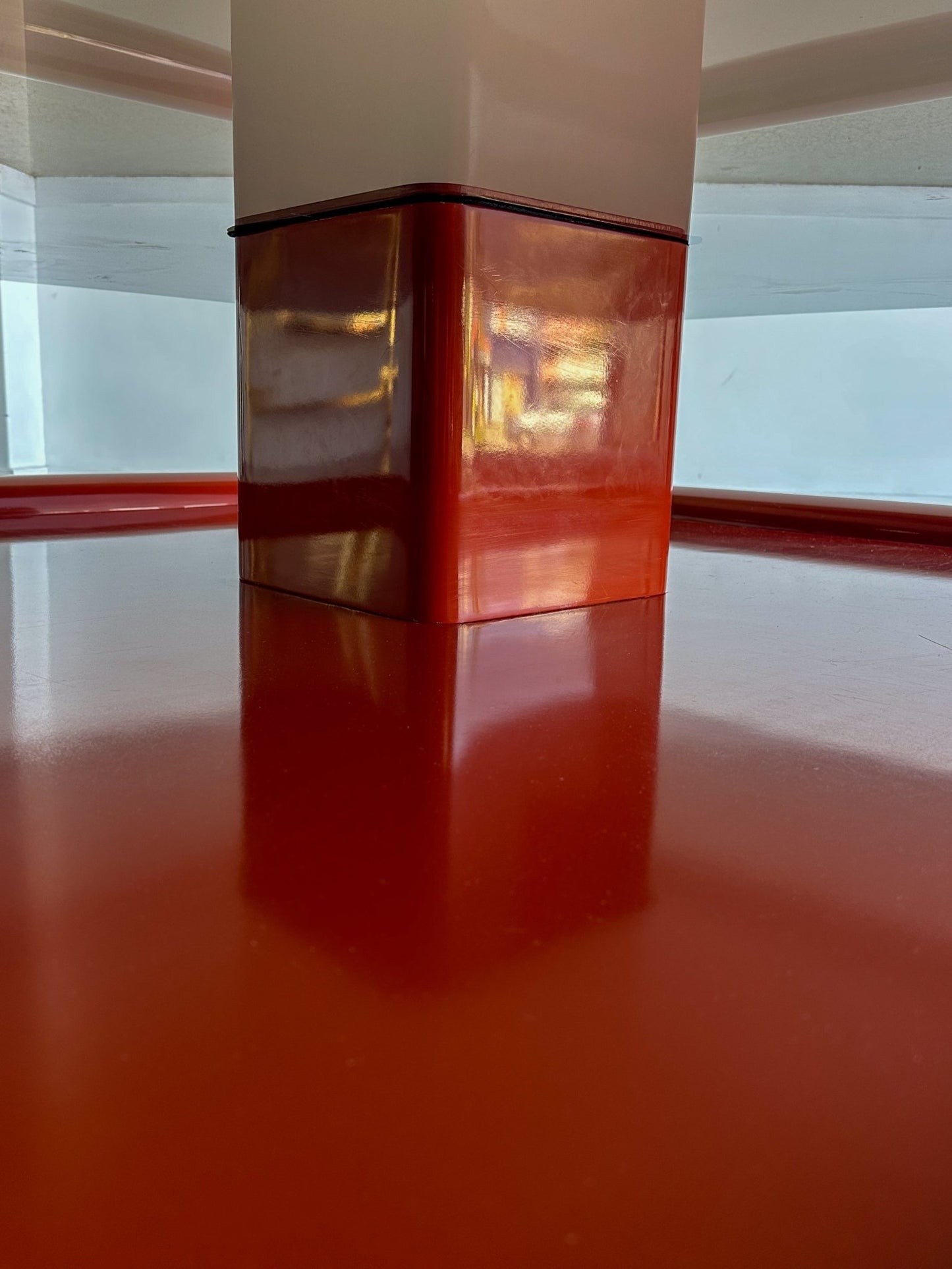 Marzio Cecchi for Studio Most Space Age smoked glass coffee table - Lumini Collections