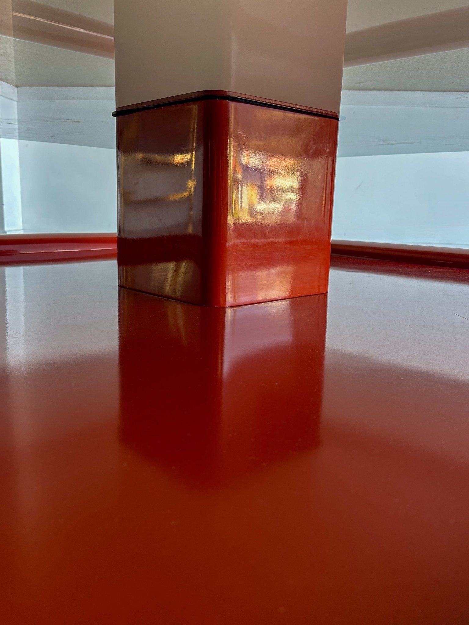 Marzio Cecchi for Studio Most Space Age smoked glass coffee table - Lumini Collections