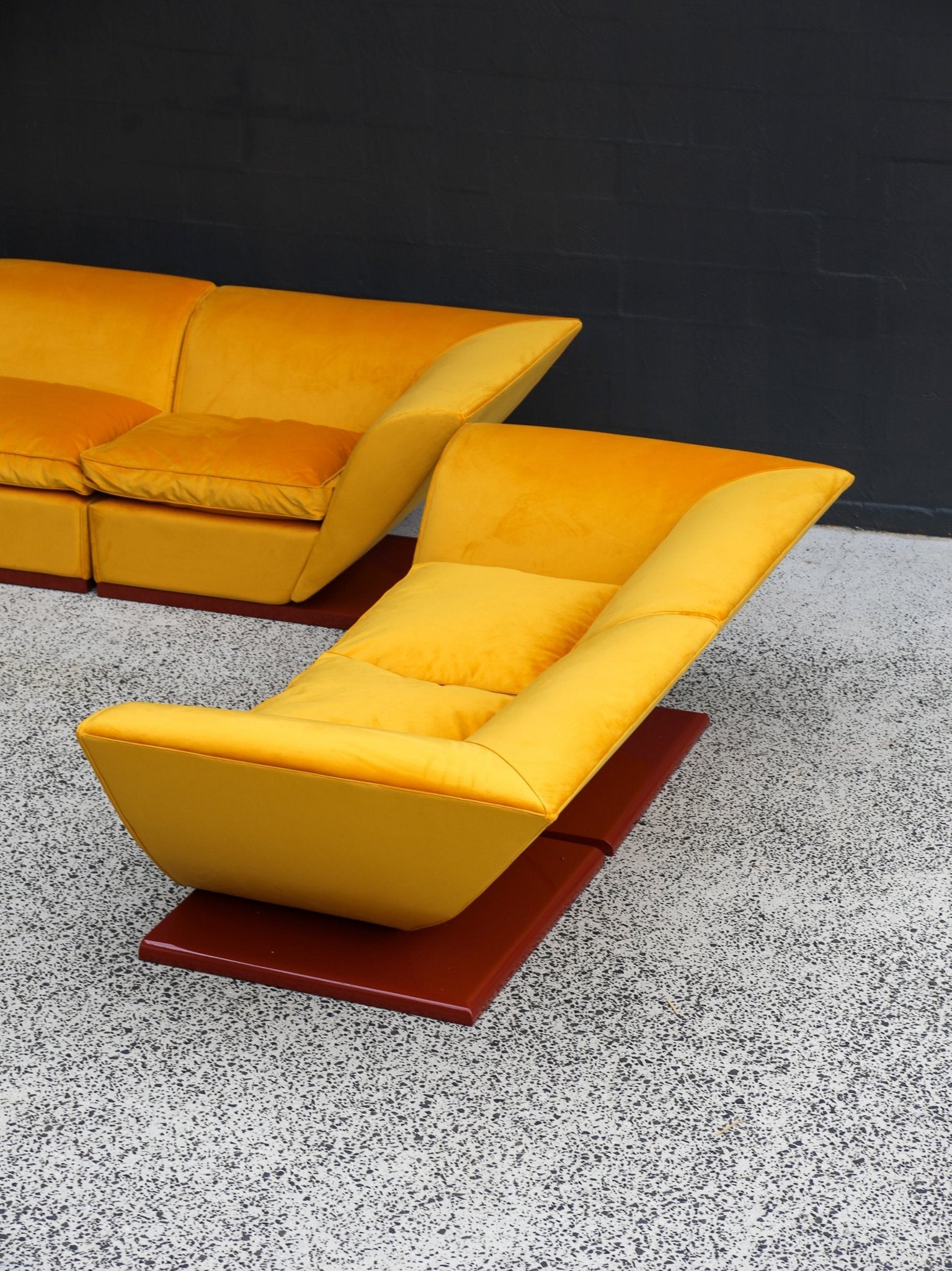 Mid - Century Modern Sofa and Lounge Chair Set by Marzio Cecchi, Italy, 1970s - Lumini Collections