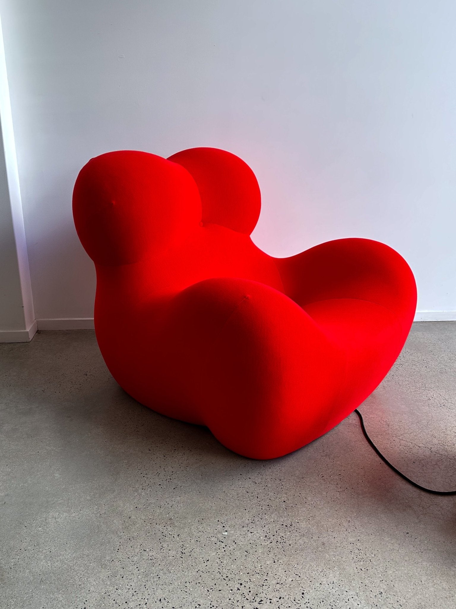 Mid Century Modern Italian Armchair and Ottoman by Gaetano Pesce for B&B Italia - Lumini Collections