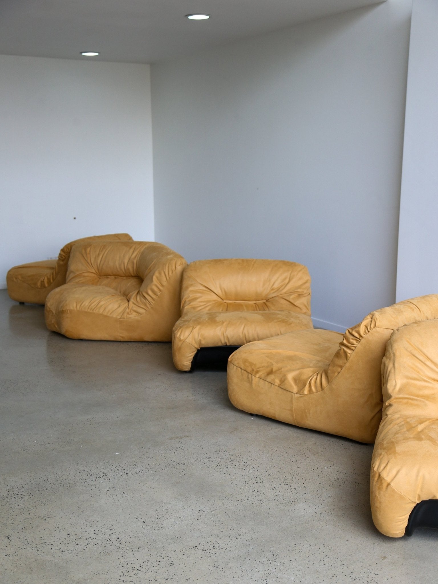 Mid - Century Modern Luxury Modular Sofa “Malù” by Diego Mattu for 1P, Italy, 1960s - Lumini Collections