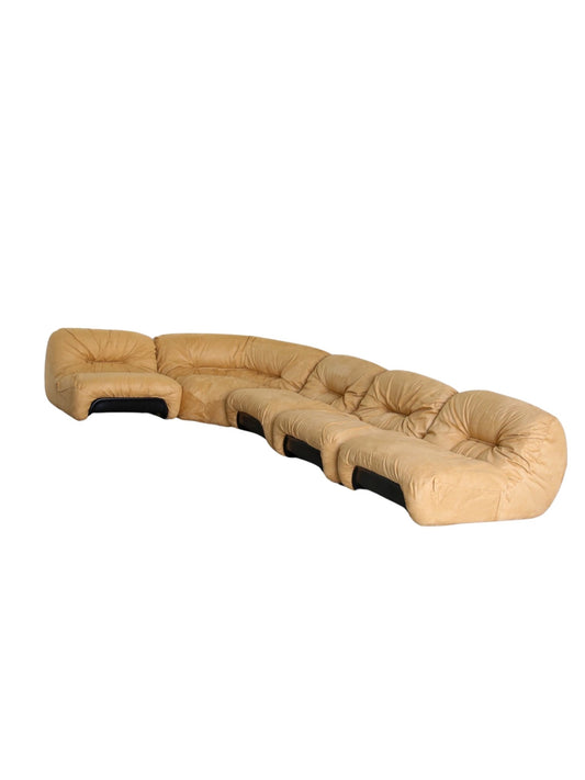 Mid - Century Modern Luxury Modular Sofa “Malù” by Diego Mattu for 1P, Italy, 1960s - Lumini Collections