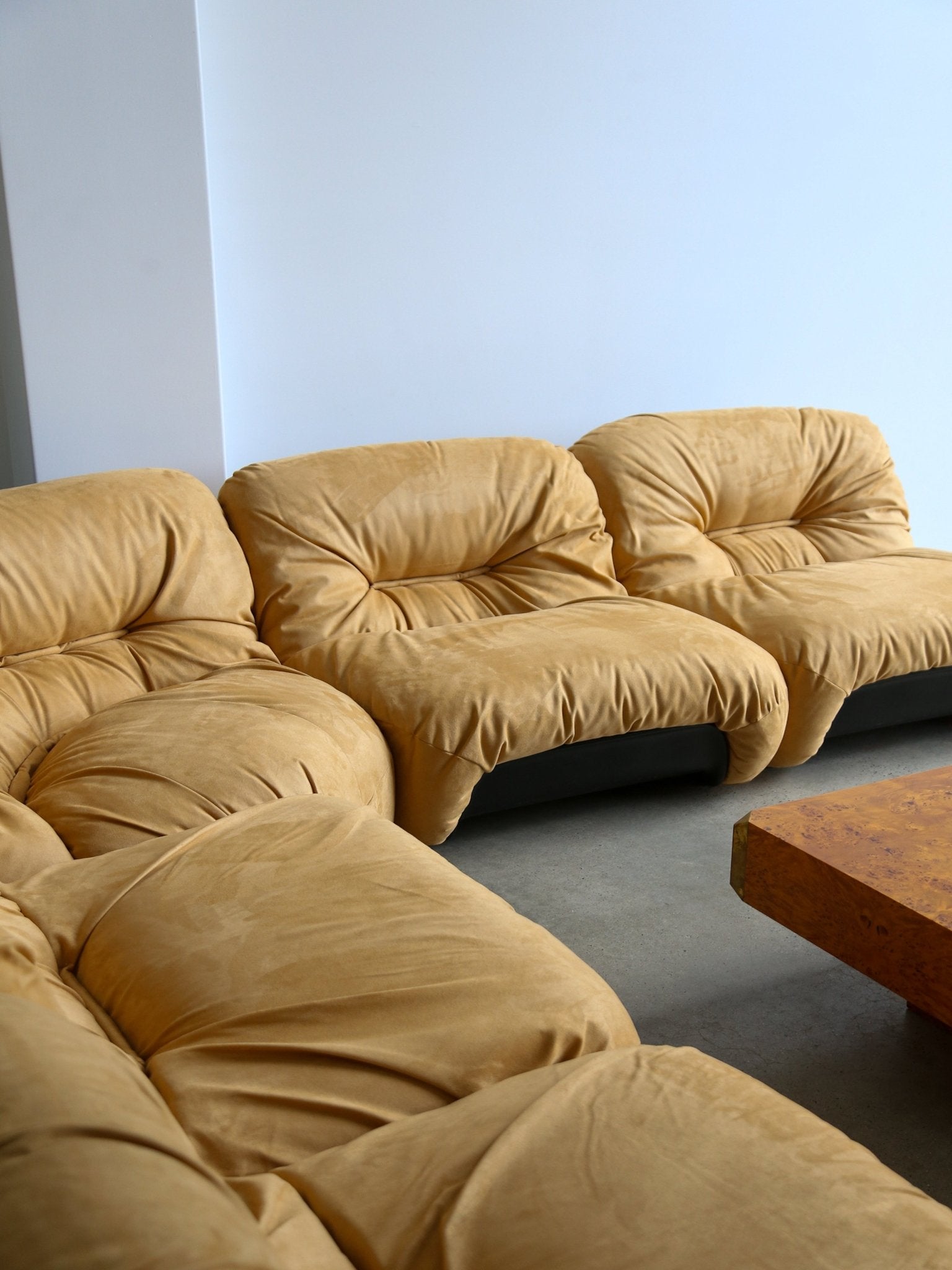 Mid - Century Modern Luxury Modular Sofa “Malù” by Diego Mattu for 1P, Italy, 1960s - Lumini Collections