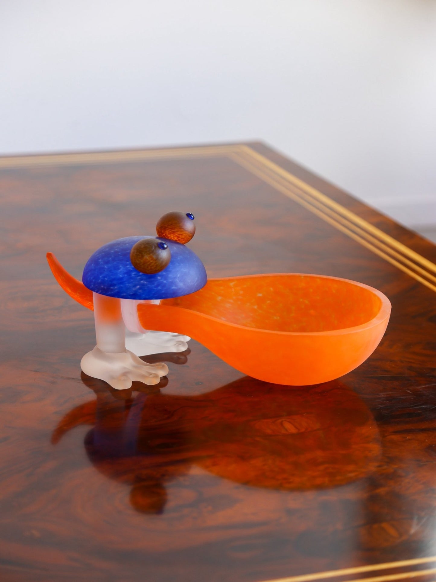 Murano Art Glass Frog Bowl Sculpture, Italy 1980s - Lumini Collections