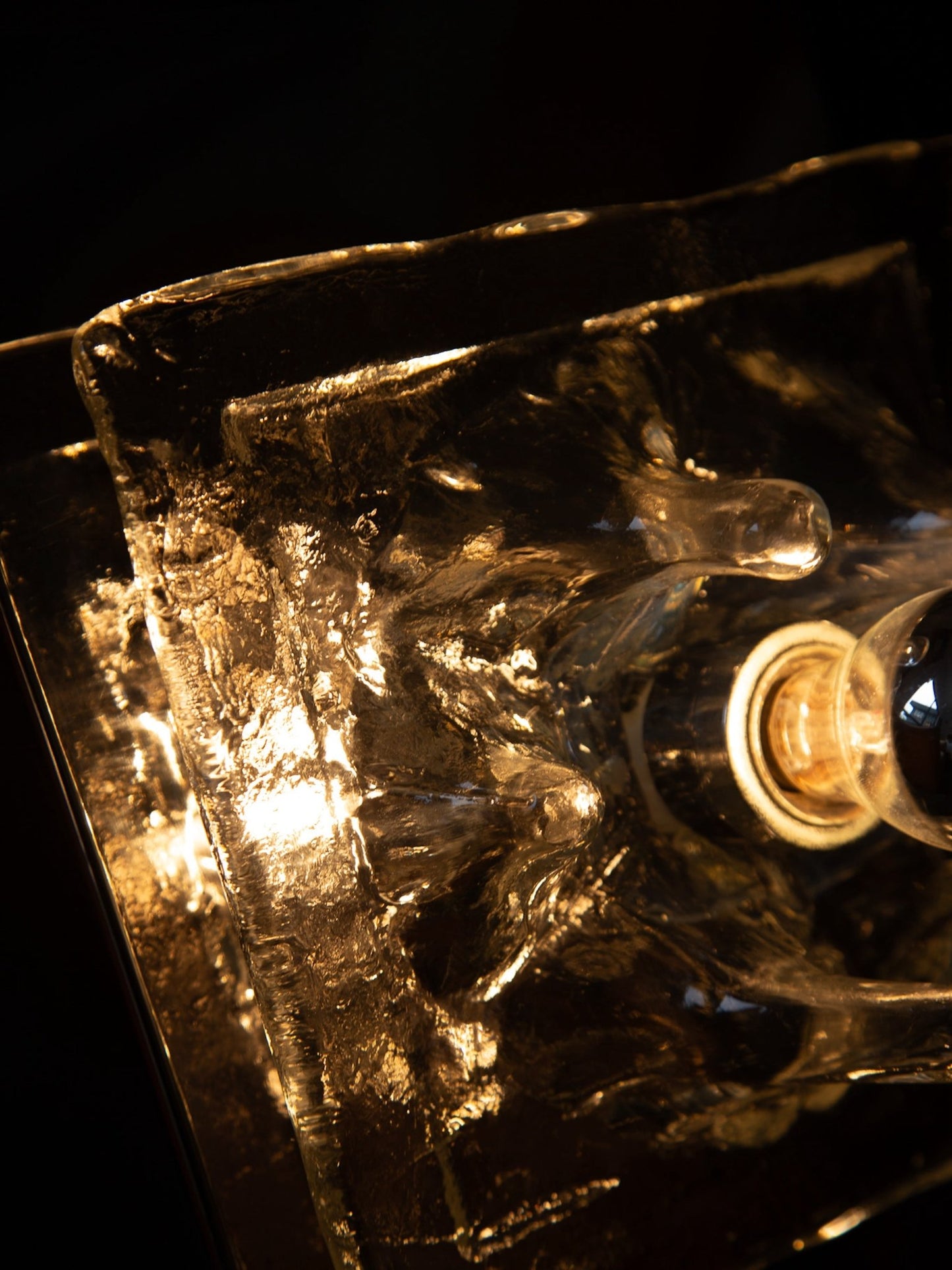 Murano Glass & Chrome Table Lamp by Toni Zuccheri for Vearte 1960s - Lumini Collections