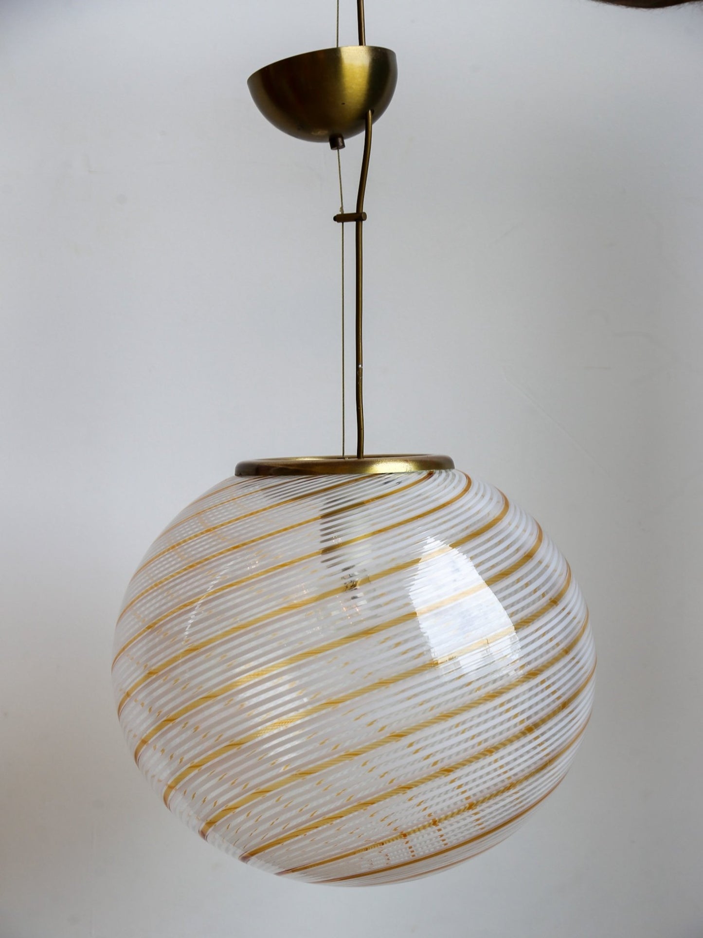 Murano Glass Pendant Light by Paolo Venini, Italy 1960s - Lumini Collections