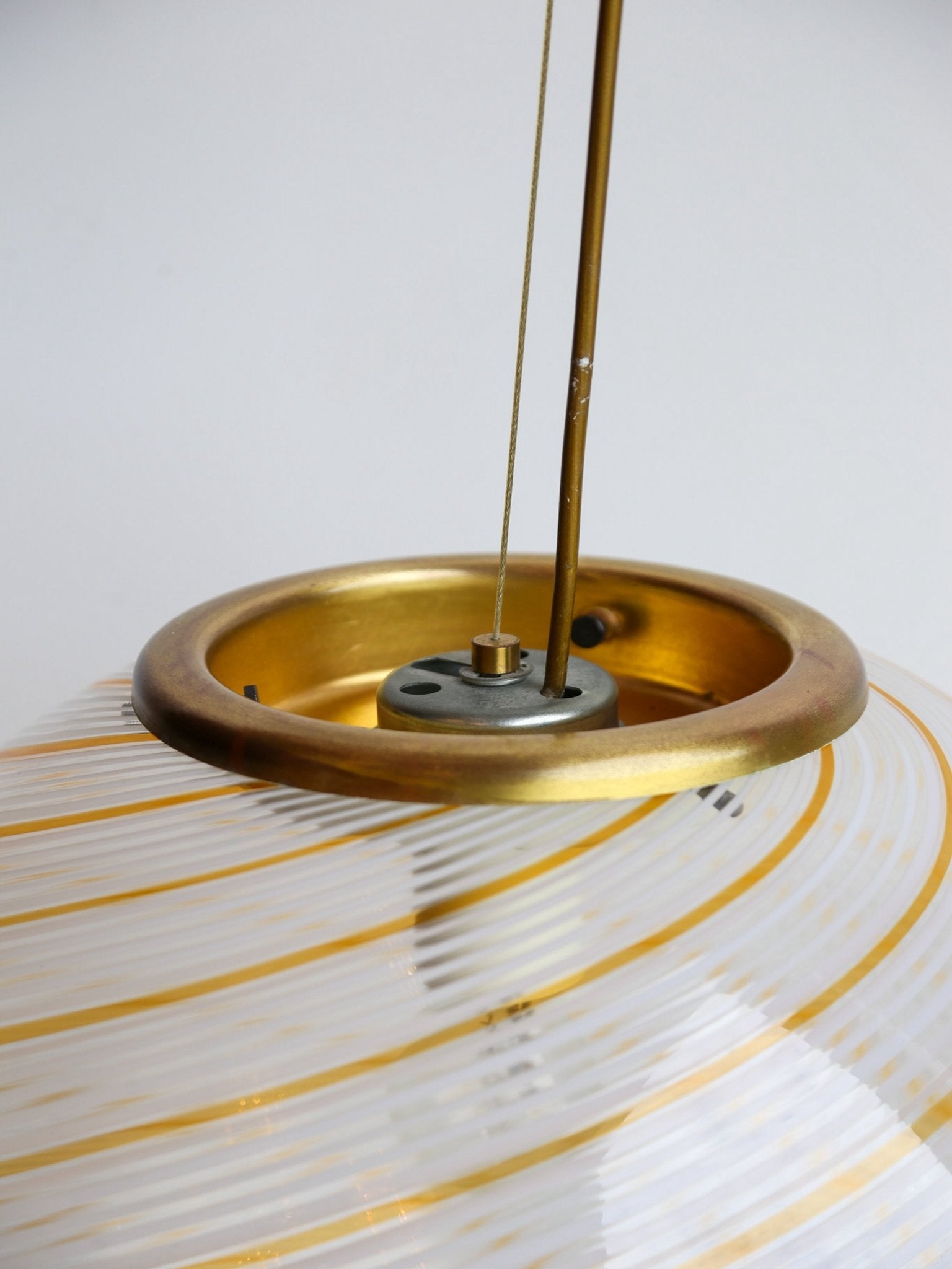 Murano Glass Pendant Light by Paolo Venini, Italy 1960s - Lumini Collections