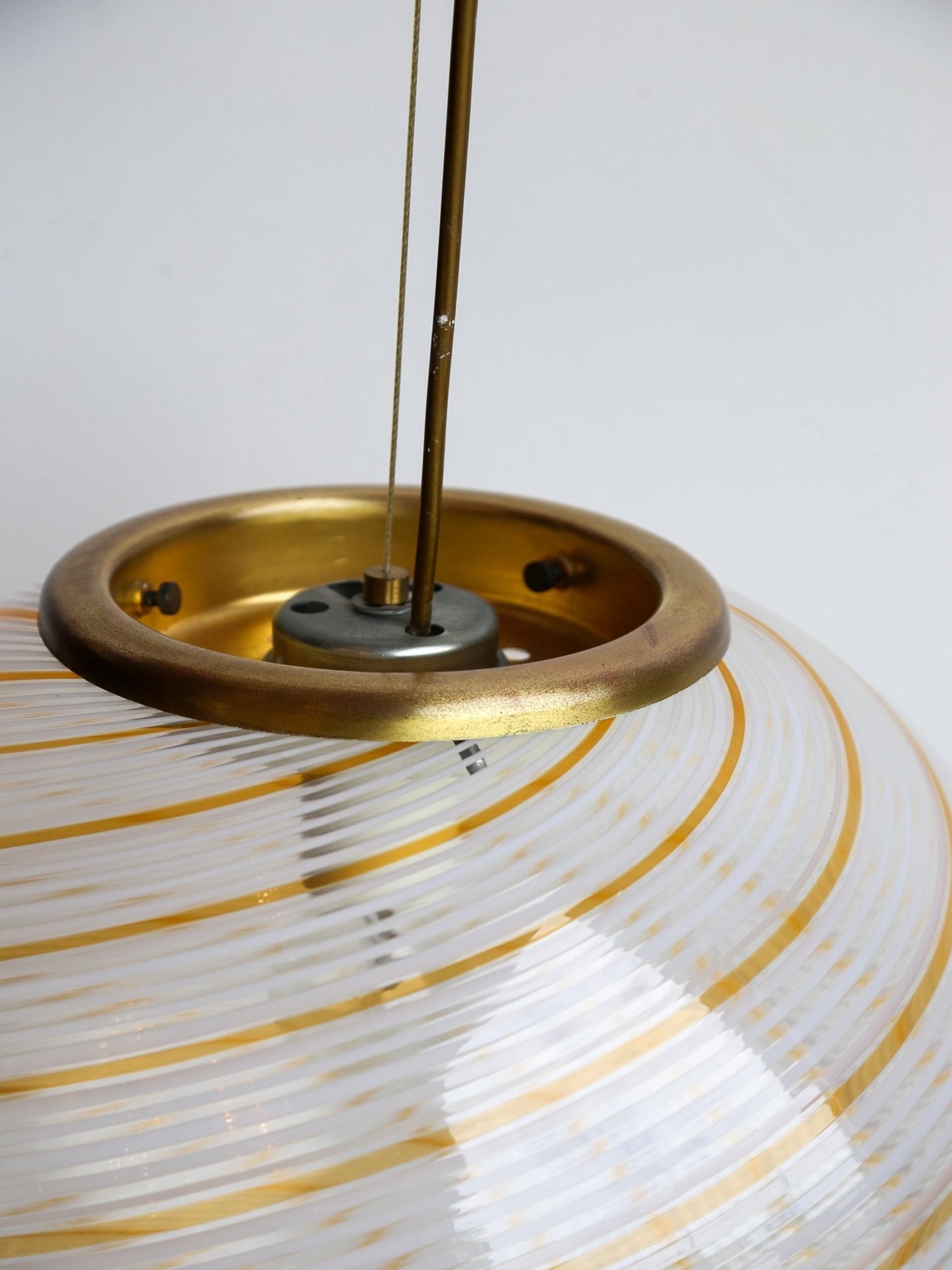 Murano Glass Pendant Light by Paolo Venini, Italy 1960s - Lumini Collections
