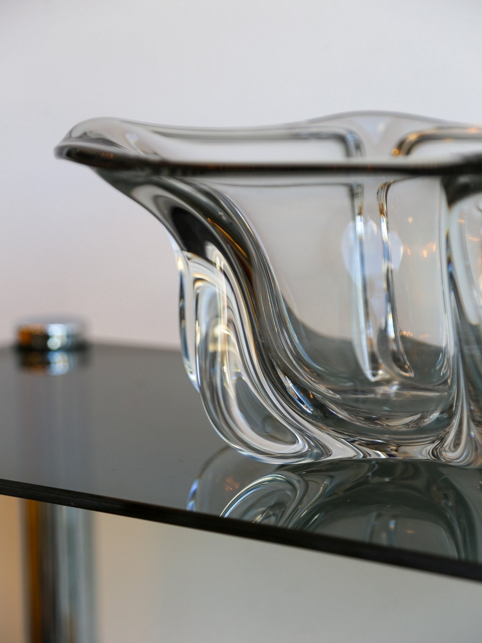Italian vintage Murano glass centrepiece bowl, 1970s - Lumini Collections