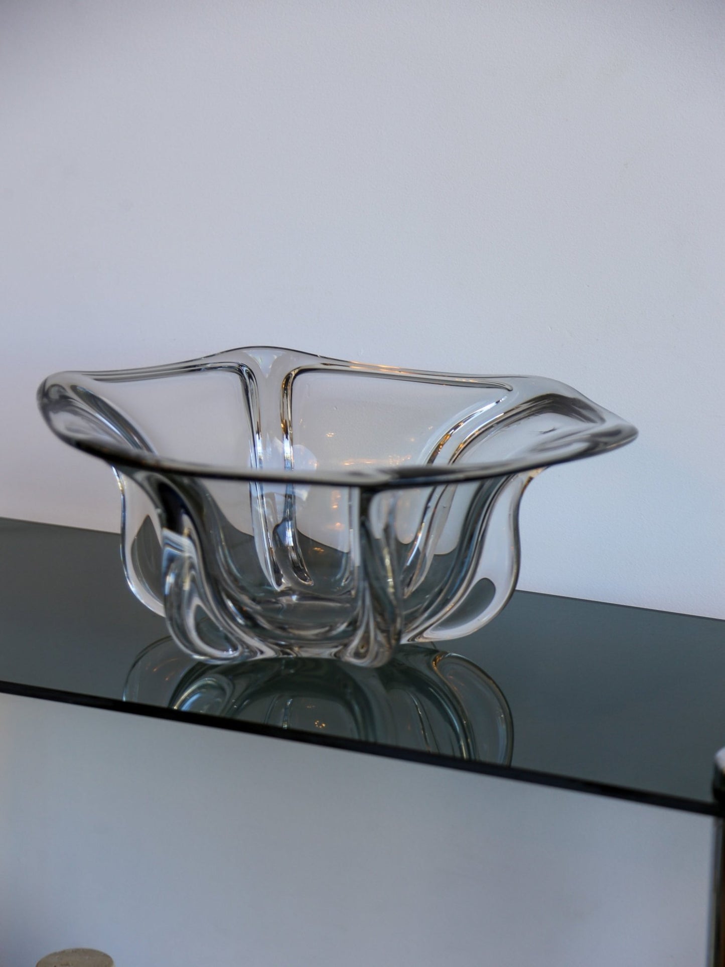 Italian vintage Murano glass centrepiece bowl, 1970s - Lumini Collections