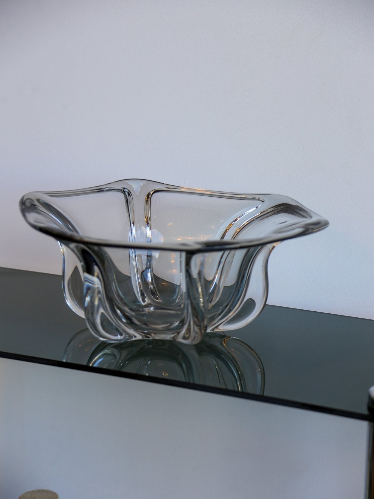 Italian vintage Murano glass centrepiece bowl, 1970s - Lumini Collections