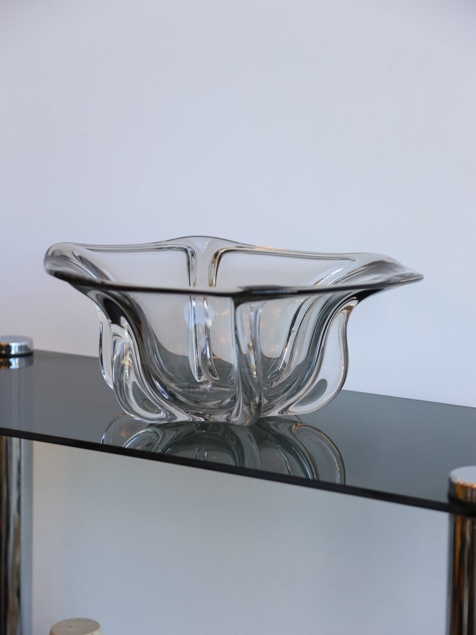 Italian vintage Murano glass centrepiece bowl, 1970s - Lumini Collections