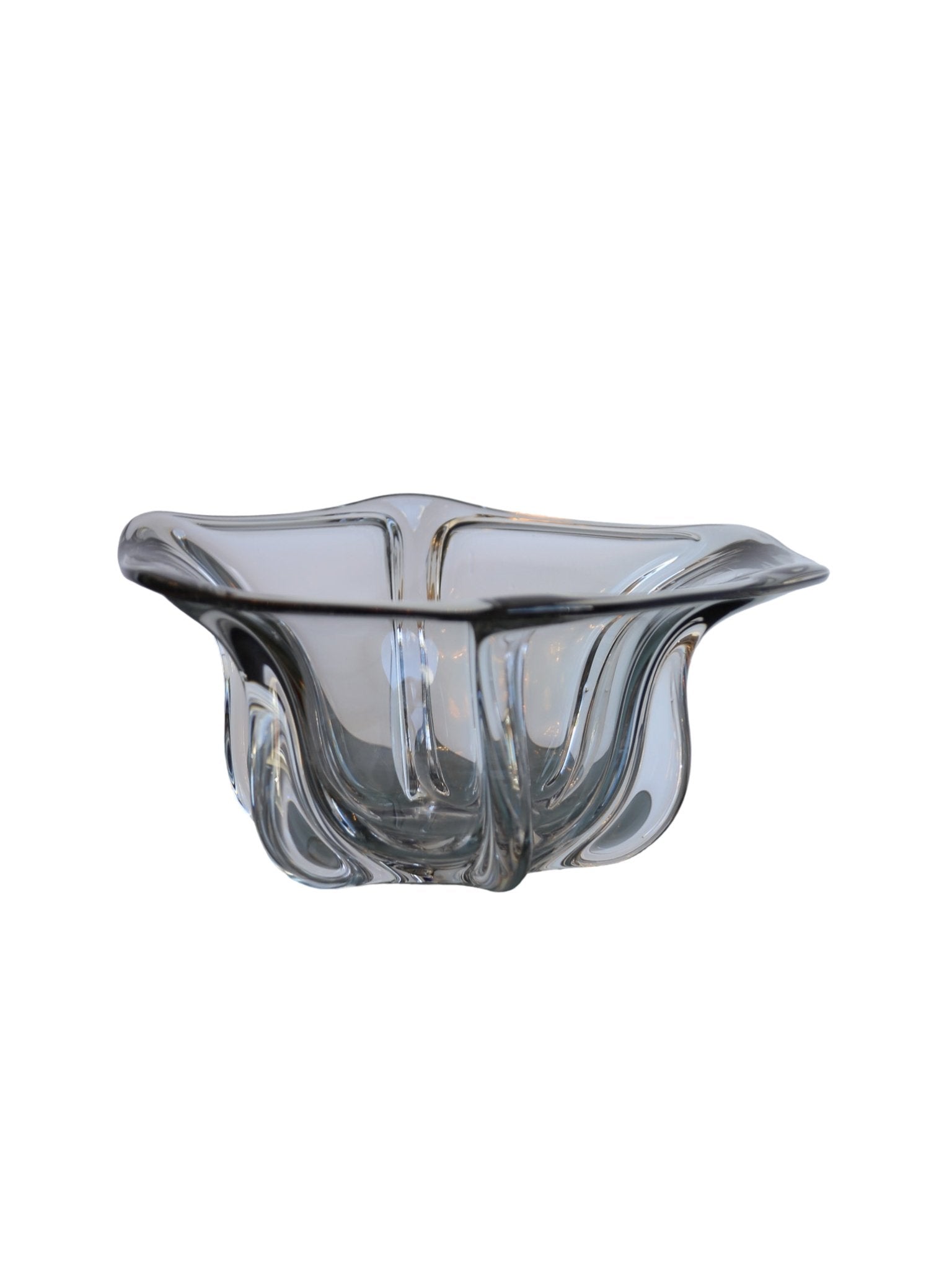 Italian vintage Murano glass centrepiece bowl, 1970s - Lumini Collections