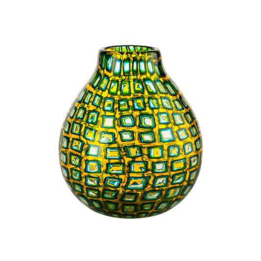Murrine Romane Vase by Carlo Scarpa for Venini (Green Edition) - Lumini Collections