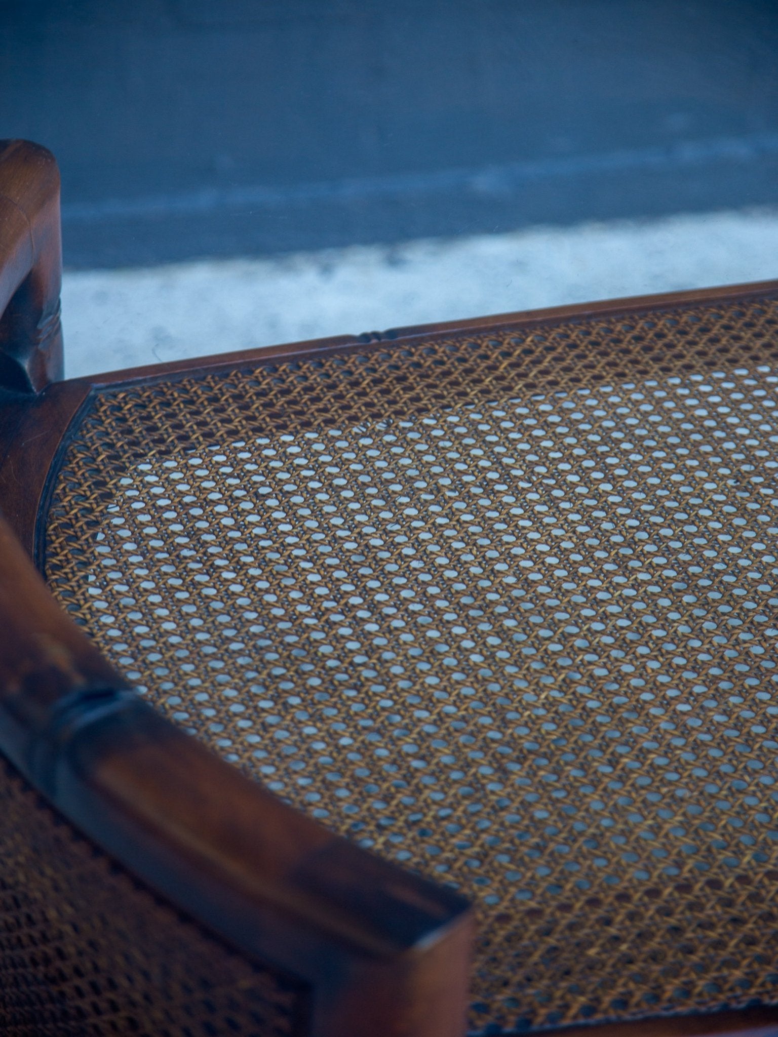 Rattan and Wood Dining Set by Marzio Cecchi for Studio Most, Italy 1970s - Lumini Collections