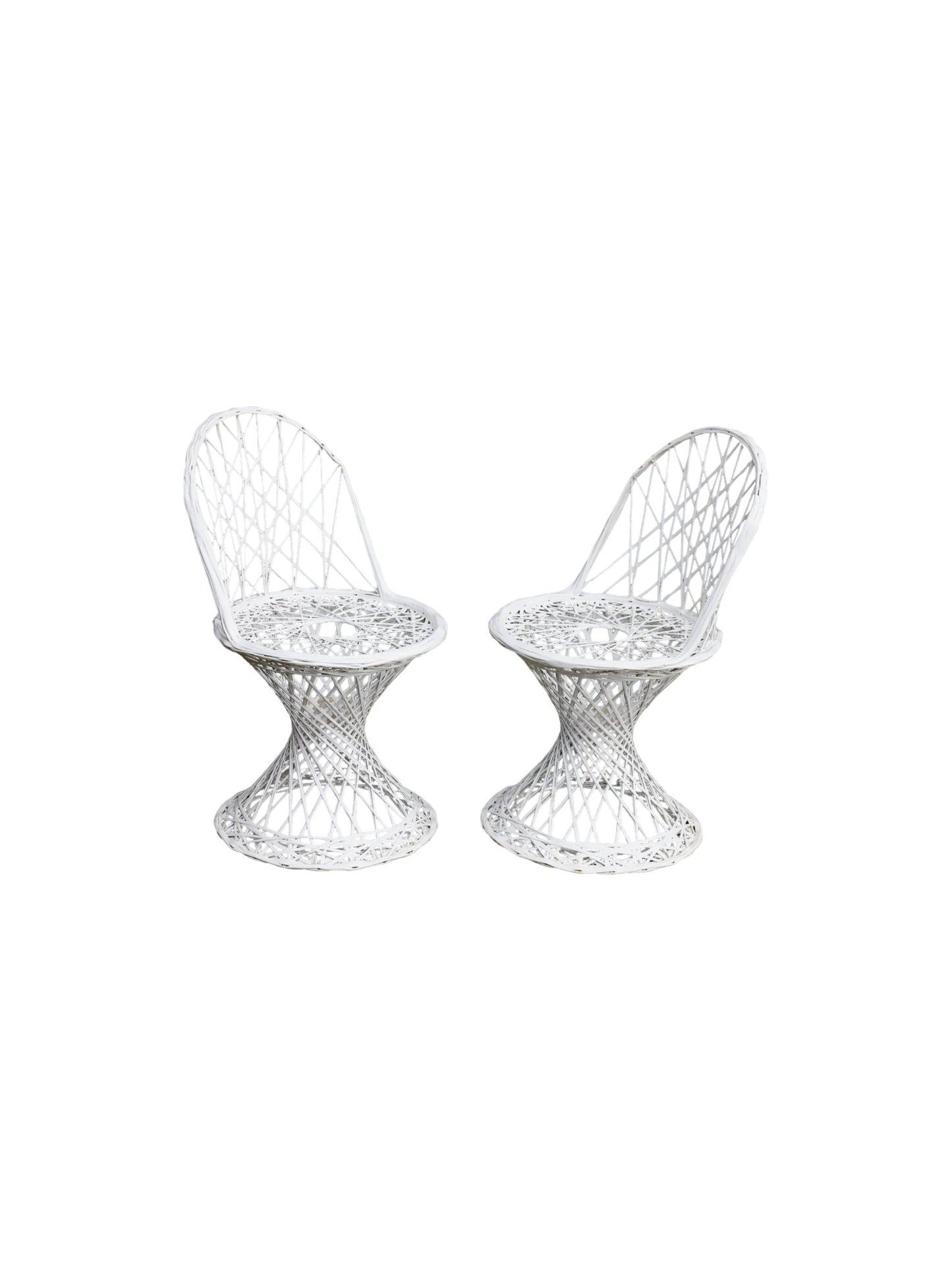 Russell Woodard Spun Fiberglass Dining Chairs - Lumini Collections