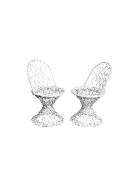 Russell Woodard Spun Fiberglass Dining Chairs - Lumini Collections