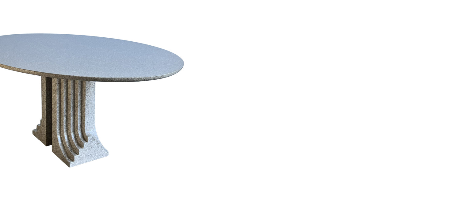 Samo Granite Dining Table by Carlo Scarpa, Italy 1970s | Lumini collections