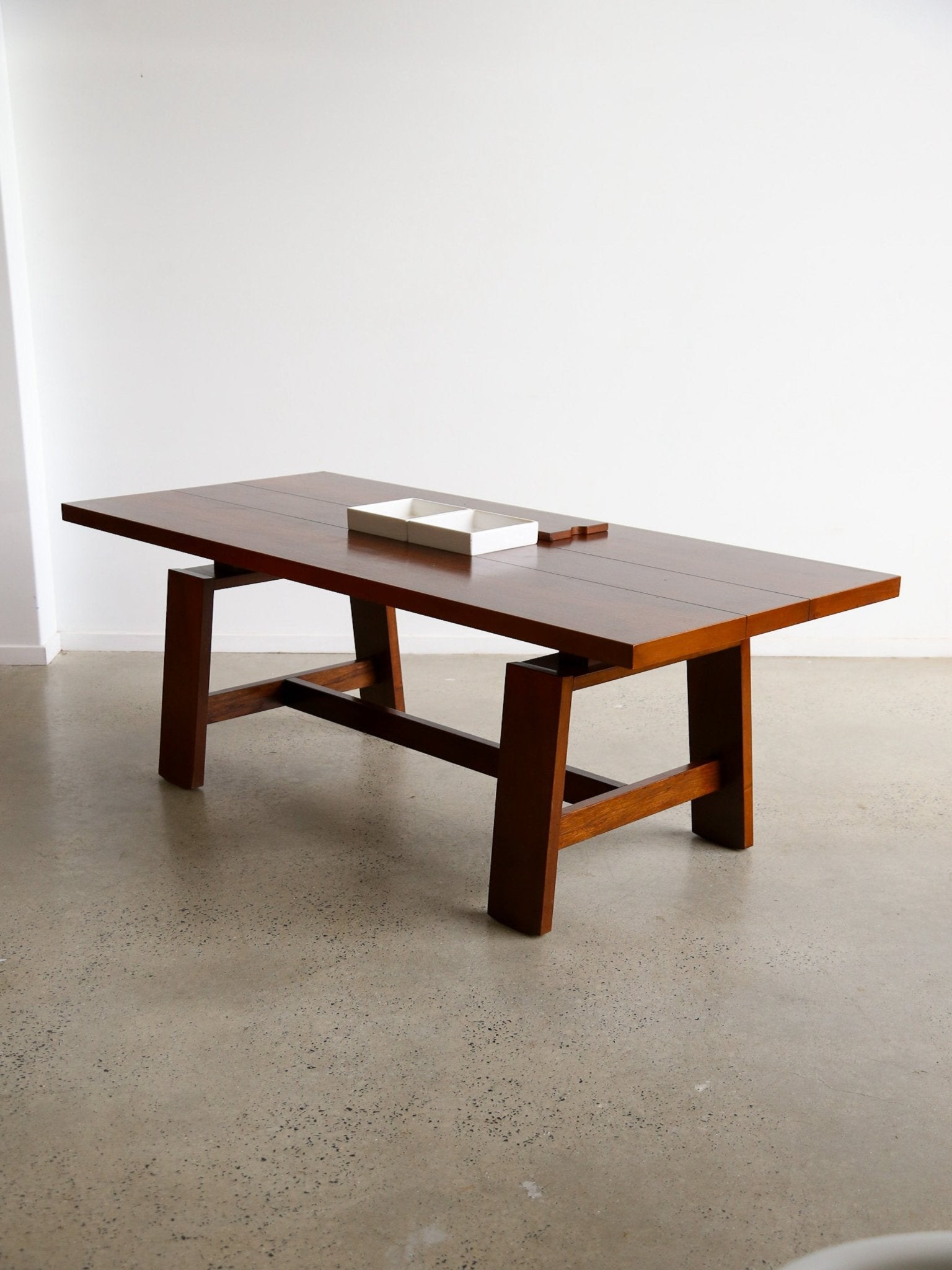 Silvio Coppola Model 611 Dining Table with Ceramic Inserts, 1960s - Lumini Collections