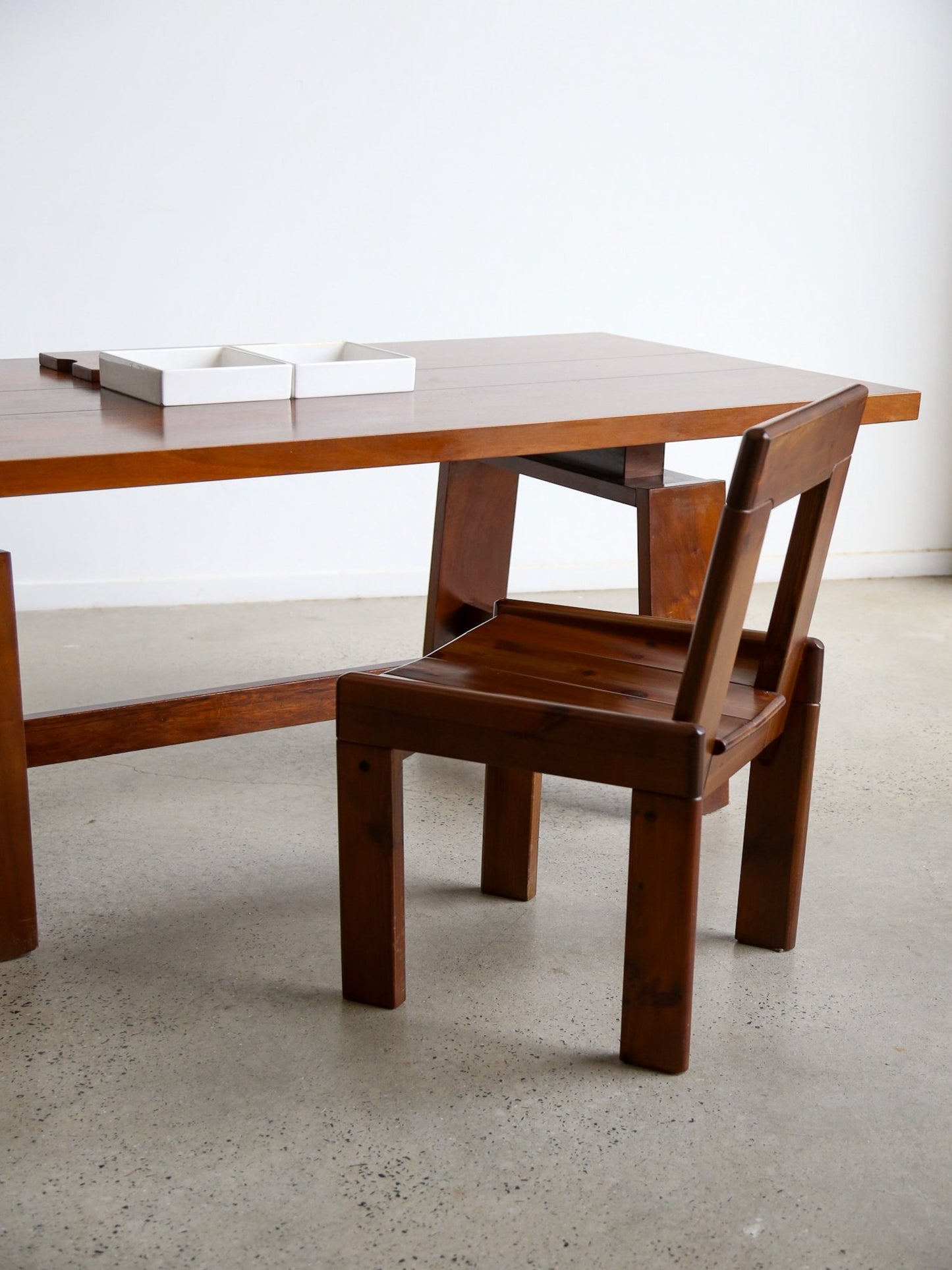 Silvio Coppola Model 611 Dining Table with Ceramic Inserts, 1960s - Lumini Collections