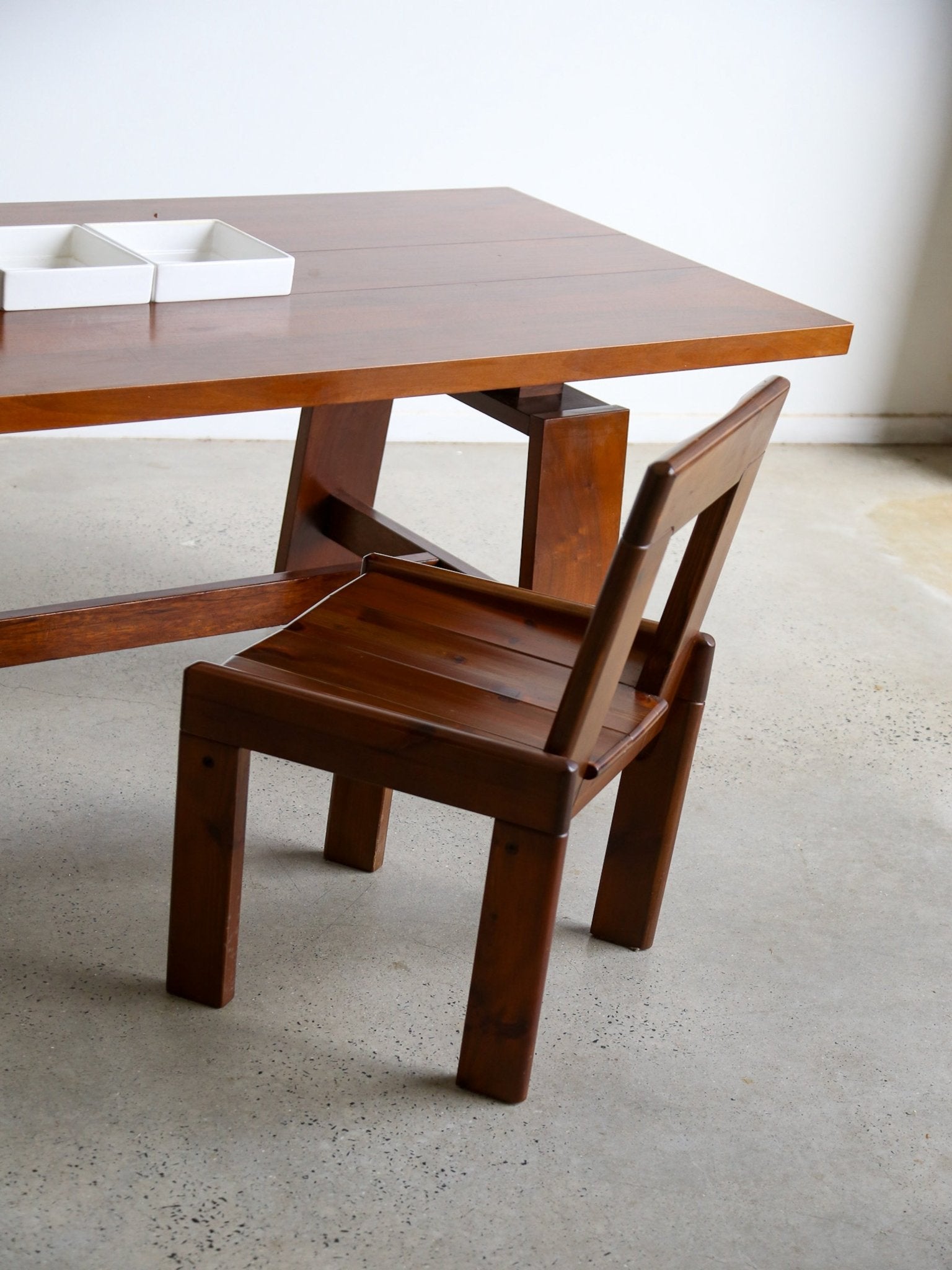 Silvio Coppola Model 611 Dining Table with Ceramic Inserts, 1960s - Lumini Collections