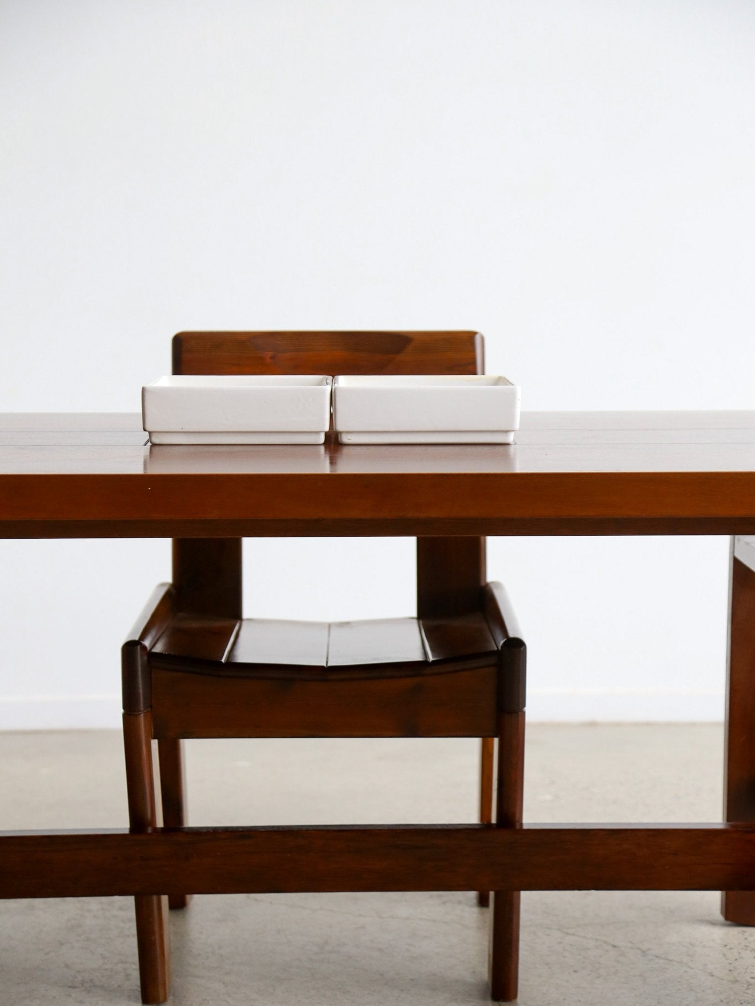 Silvio Coppola Model 611 Dining Table with Ceramic Inserts, 1960s - Lumini Collections